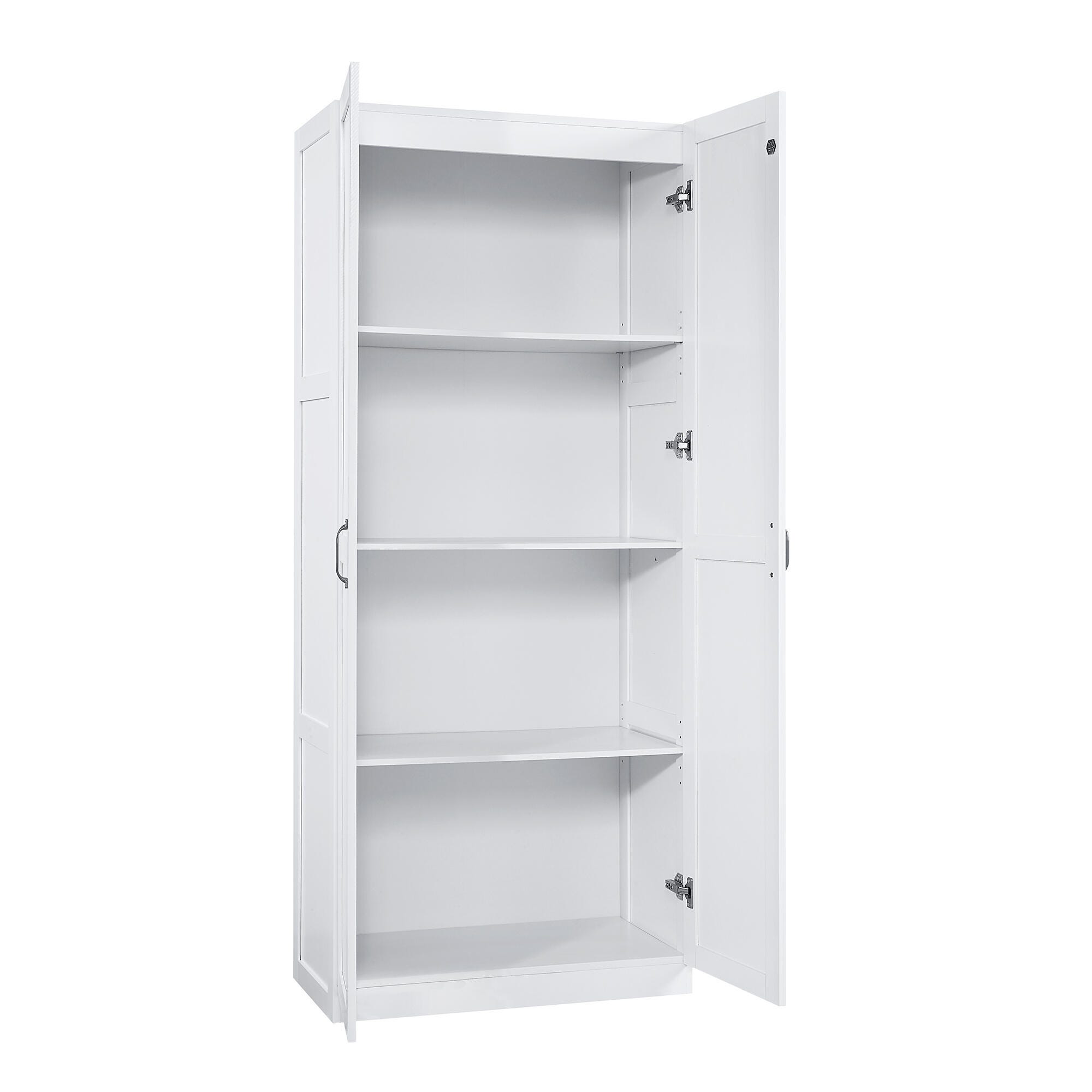 Manhattan Comfort Cornelia Storage Closet 59" Width, White, large