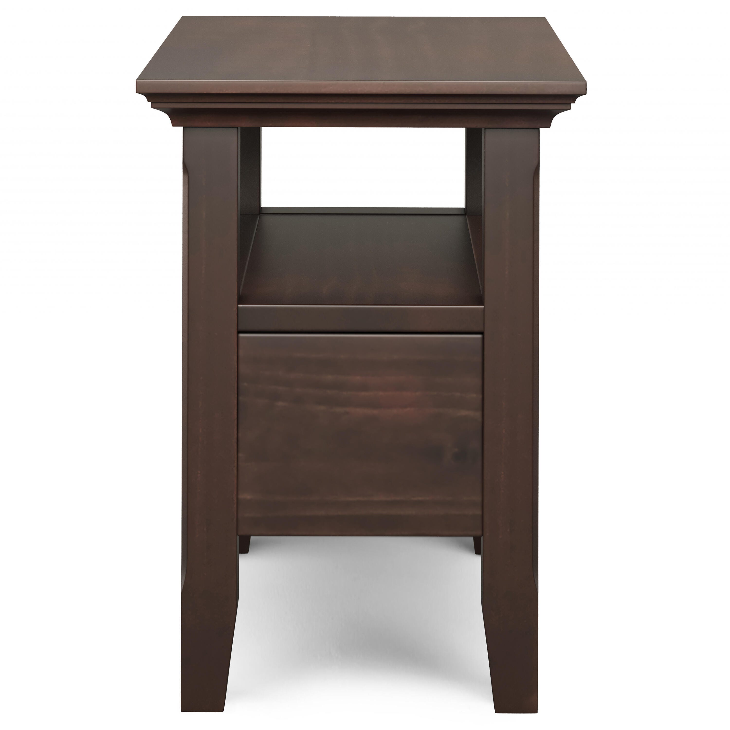 Simpli Home Acadian Narrow Side Table with Drawer, , large