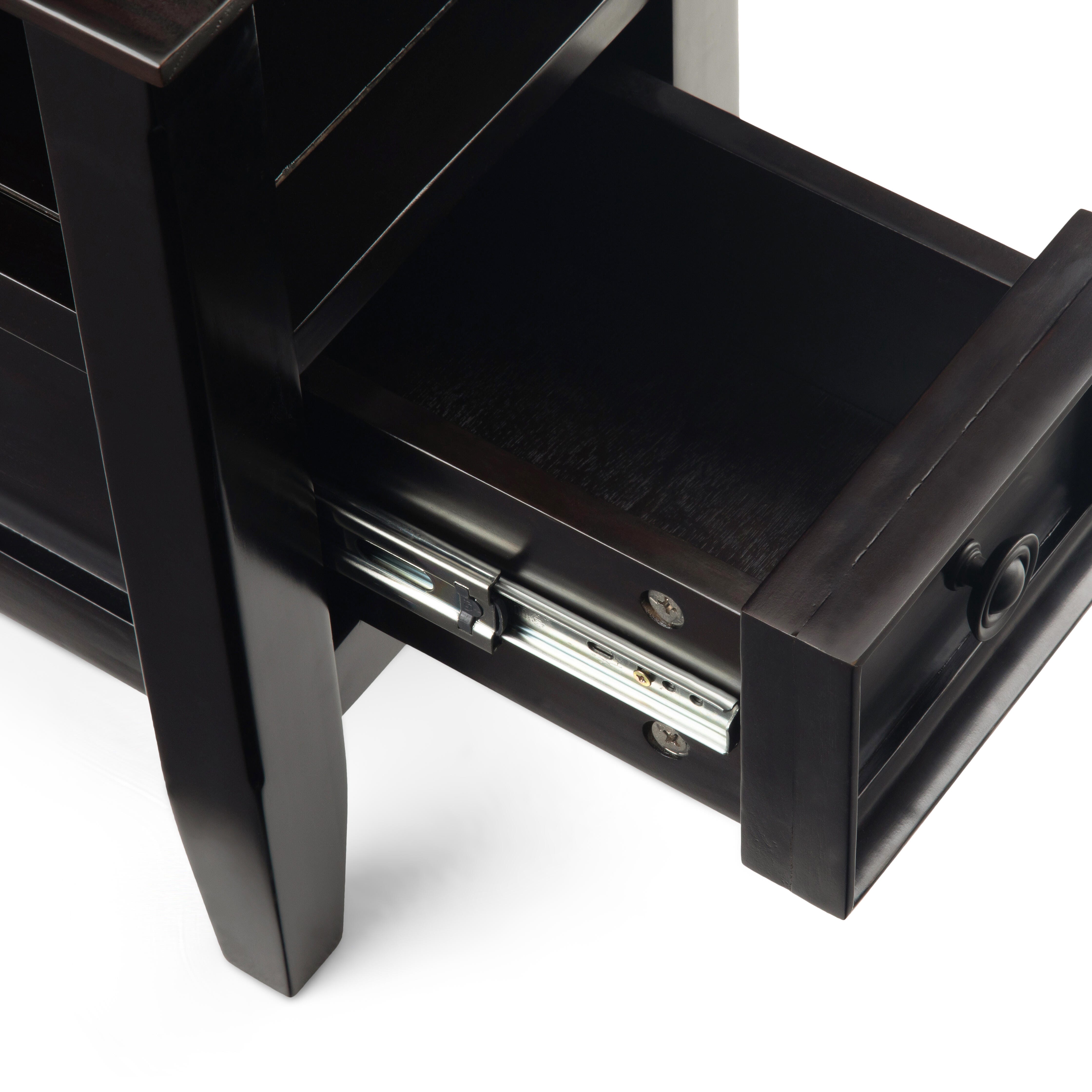 Simpli Home Amherst Narrow Side Table, , large