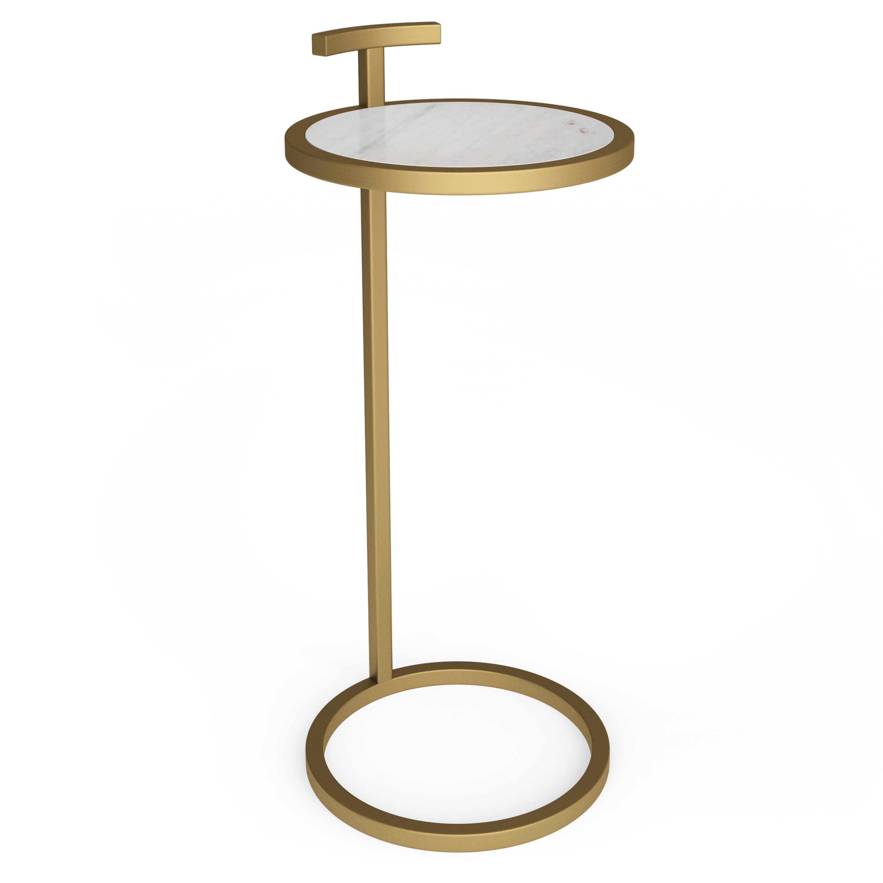 Simpli Home Brook C-Shaped End Table