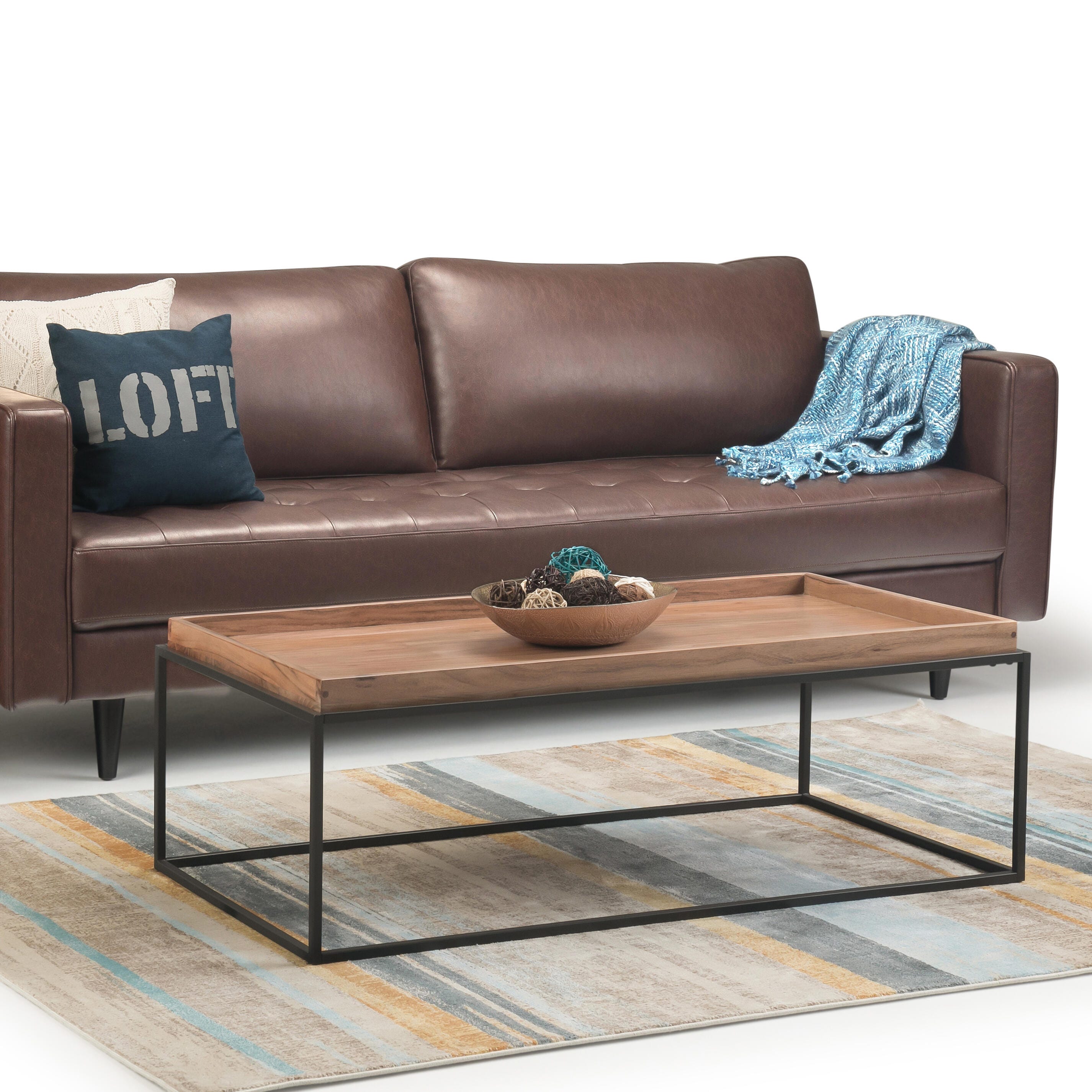 Simpli Home Carter Tray Top Coffee Table, , rollover