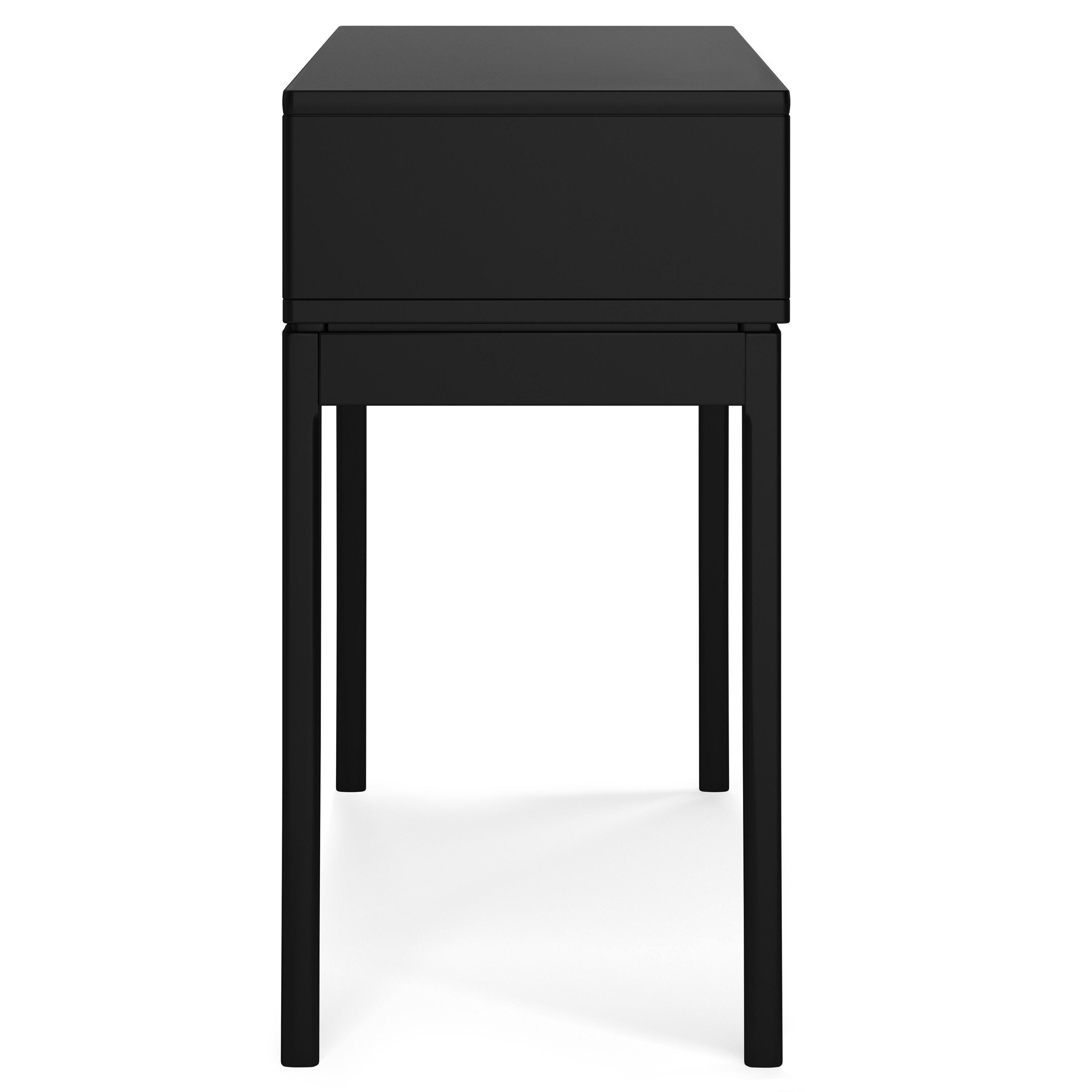 Simpli Home Harper Console Sofa Table, Black, large