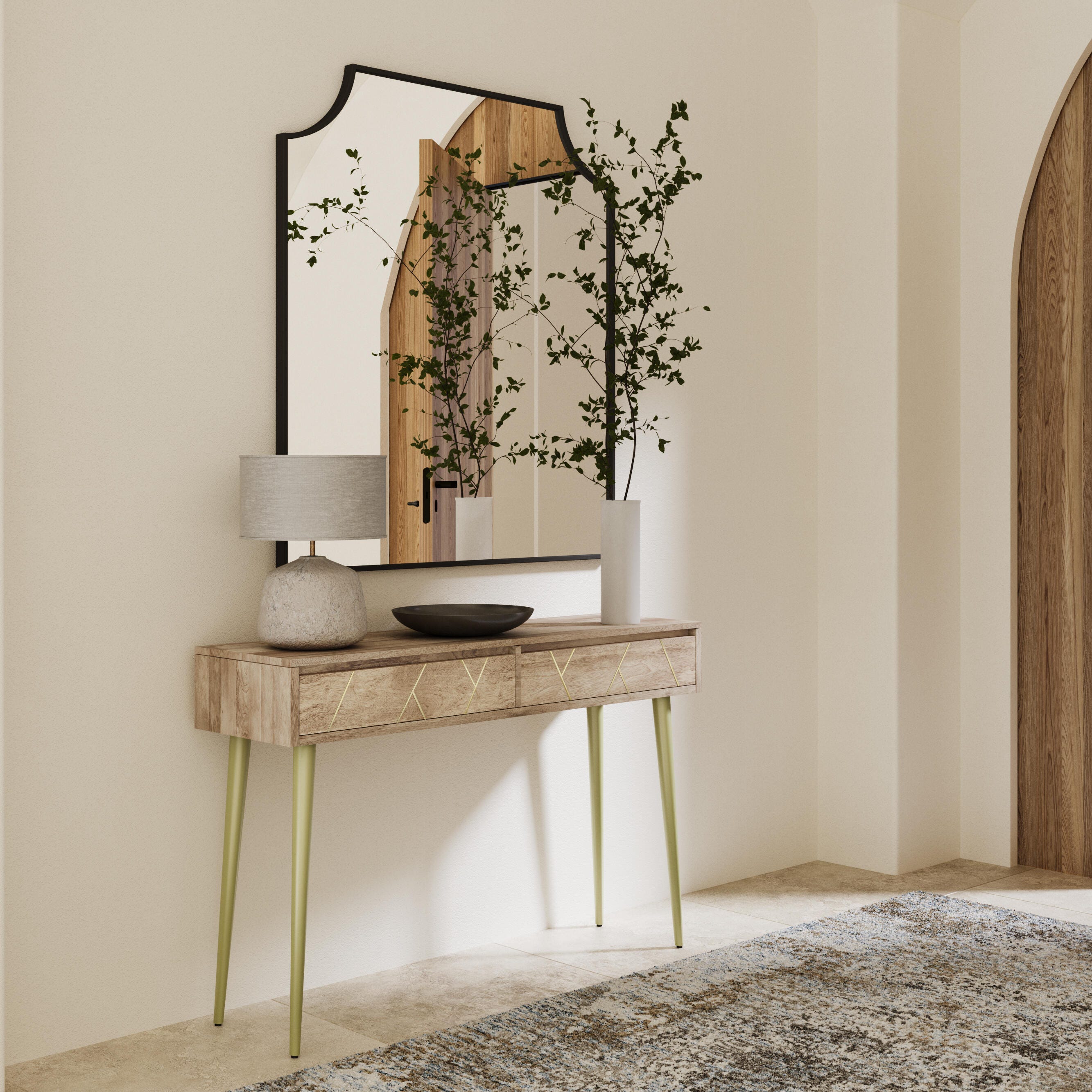Simpli Home Jager Console Table, , large