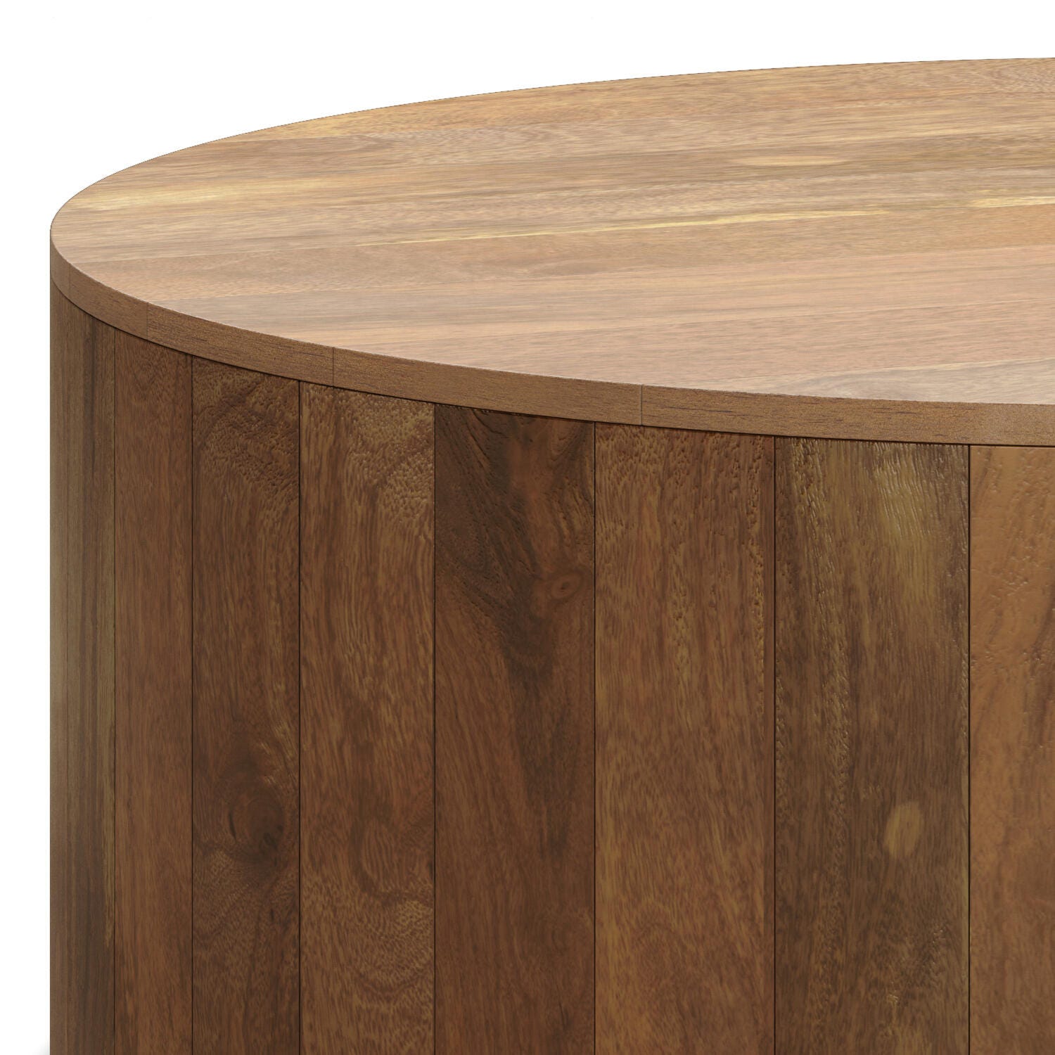 Simpli Home Millbury Drum Coffee Table - Thumbnail 2