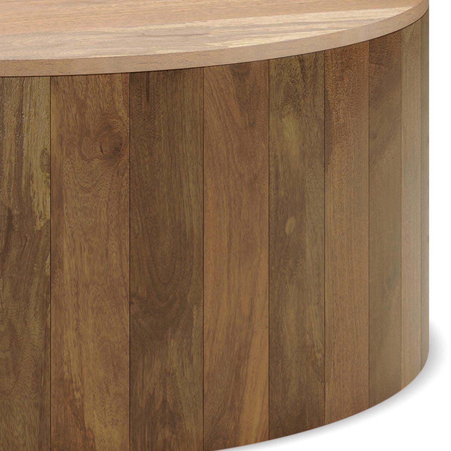 Simpli Home Millbury Drum Coffee Table
