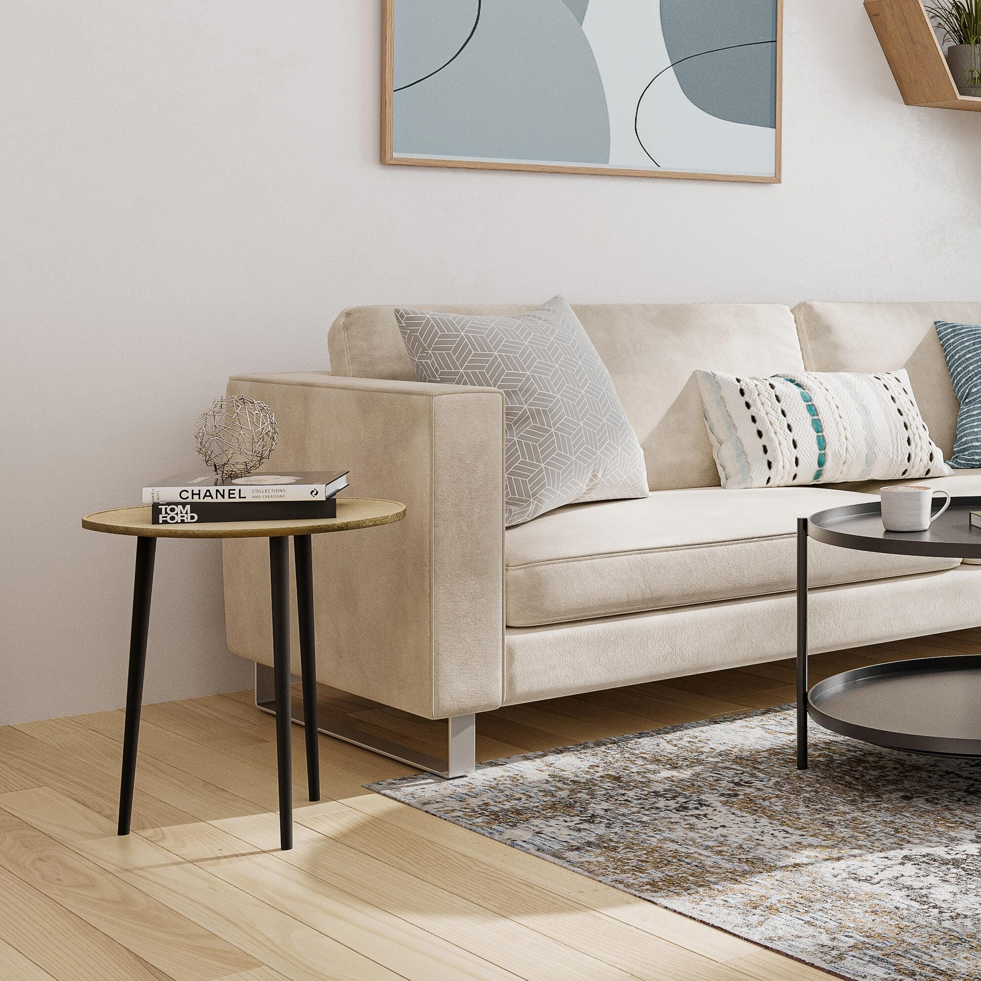 Simpli Home Tanner Side Table, , large