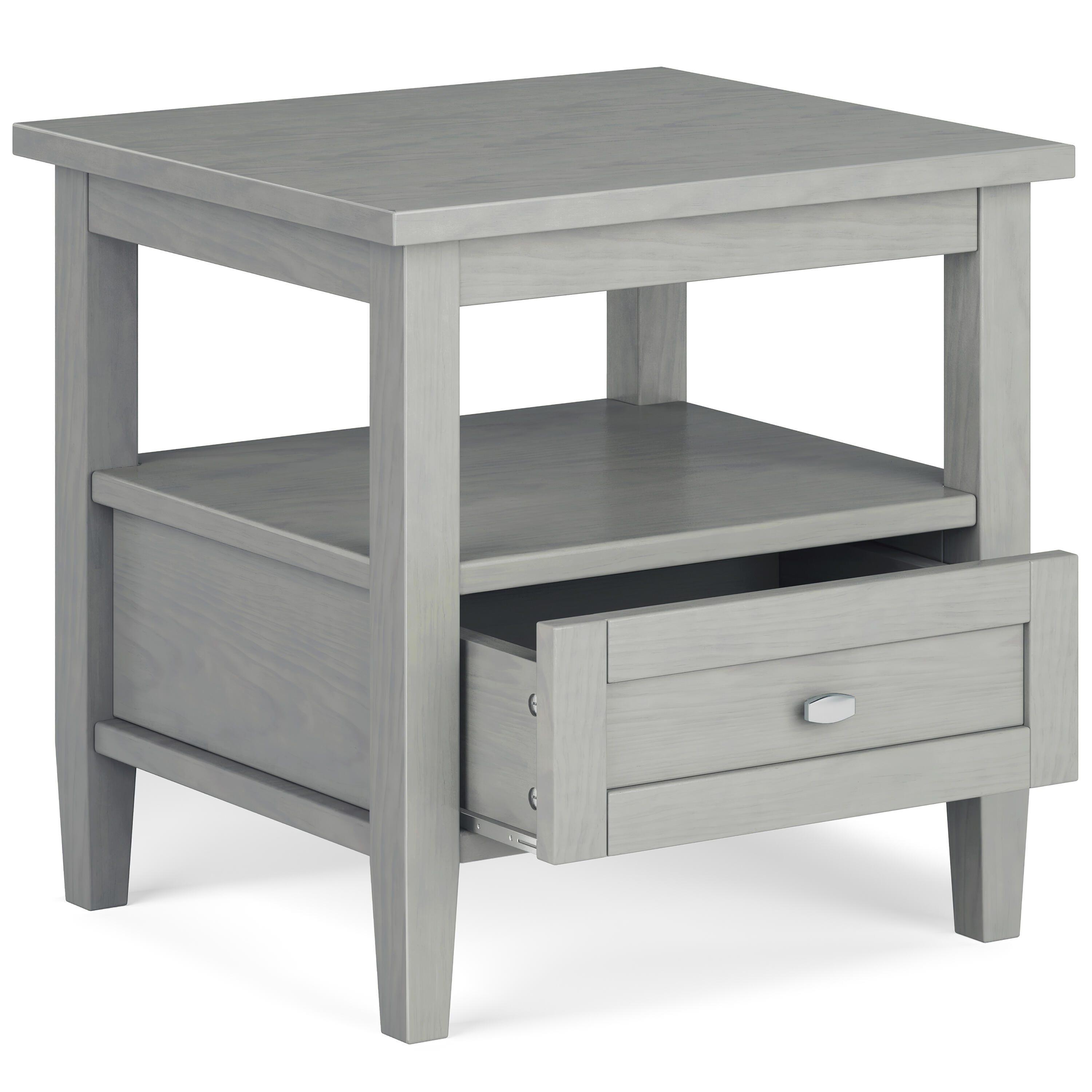 Simpli Home Warm Shaker End Table, , large