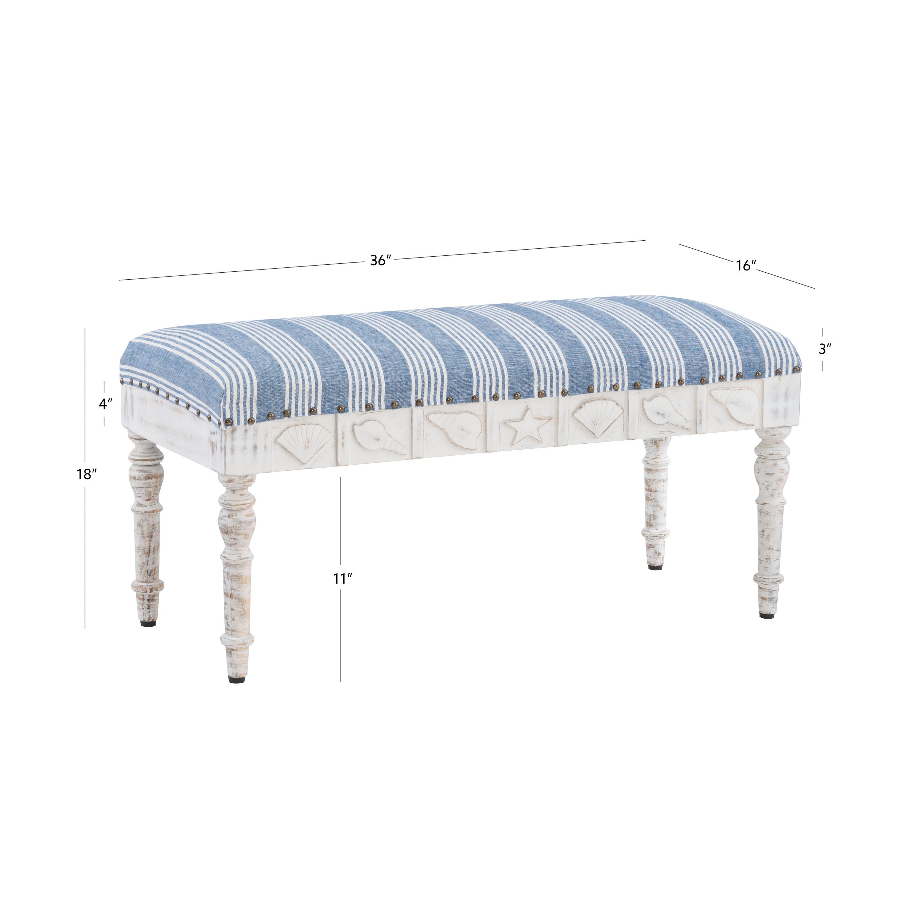 Linon Farah Bench, , large