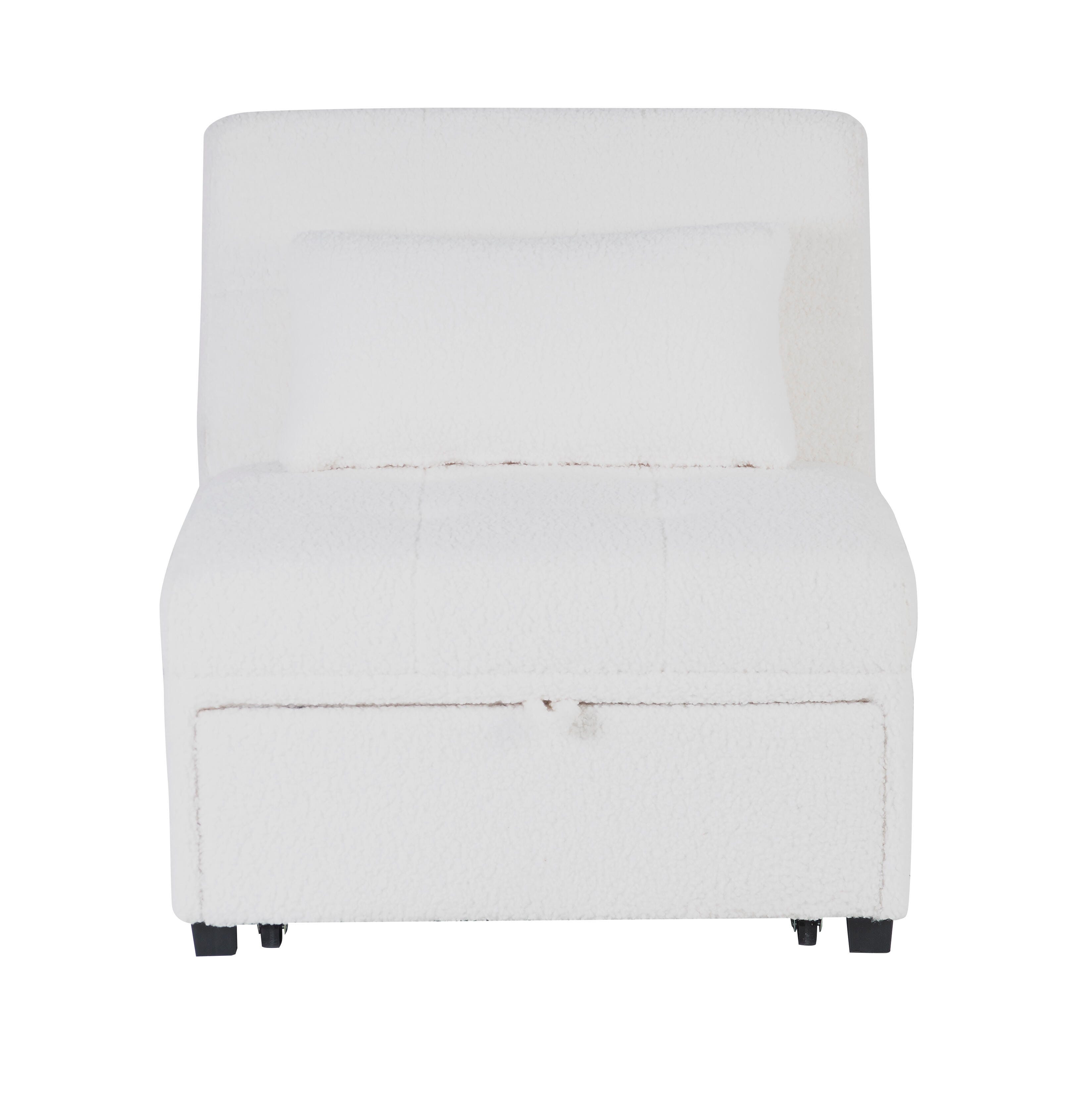 Linon Grayson Sofa Bed, Ivory, large