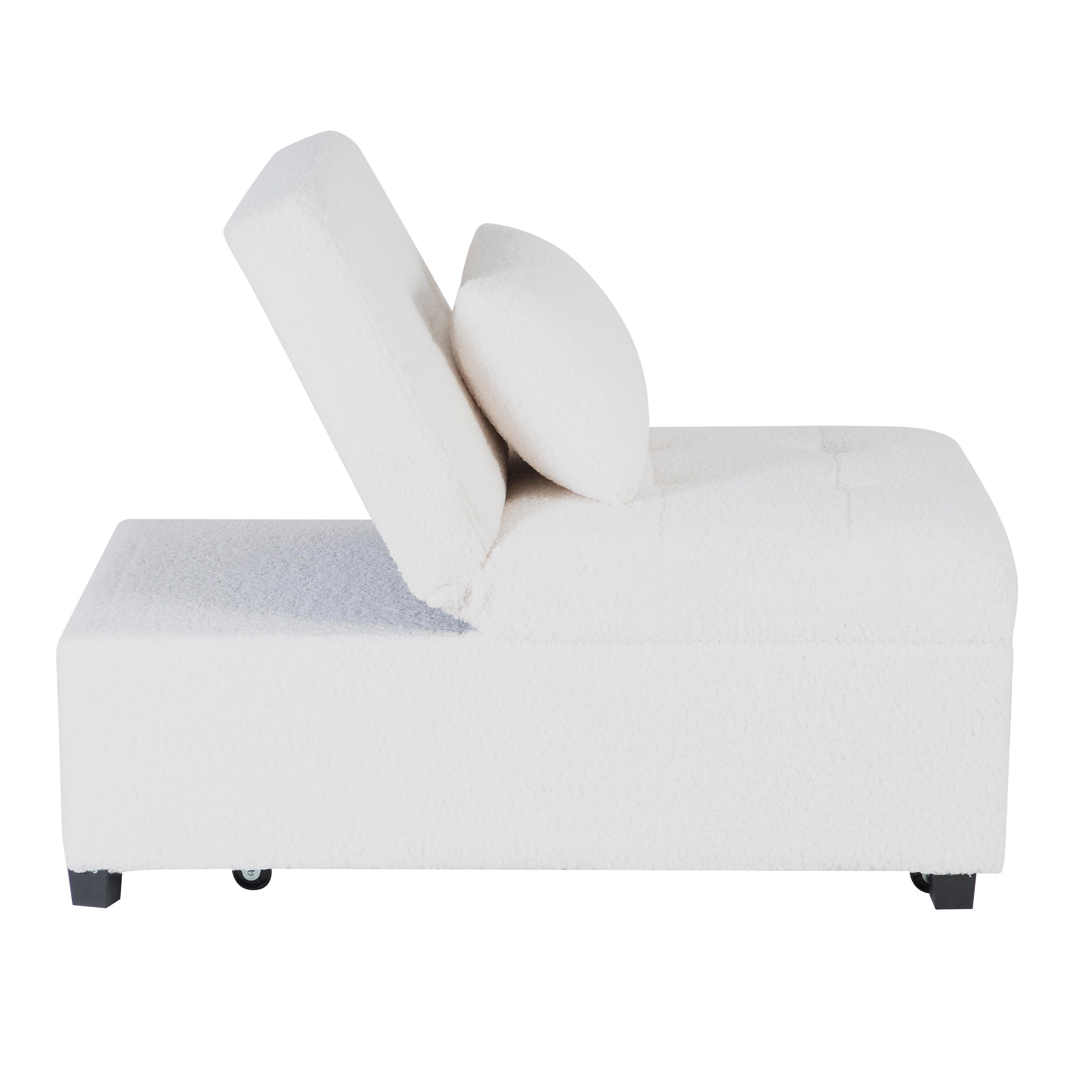 Linon Grayson Sofa Bed, Ivory, large