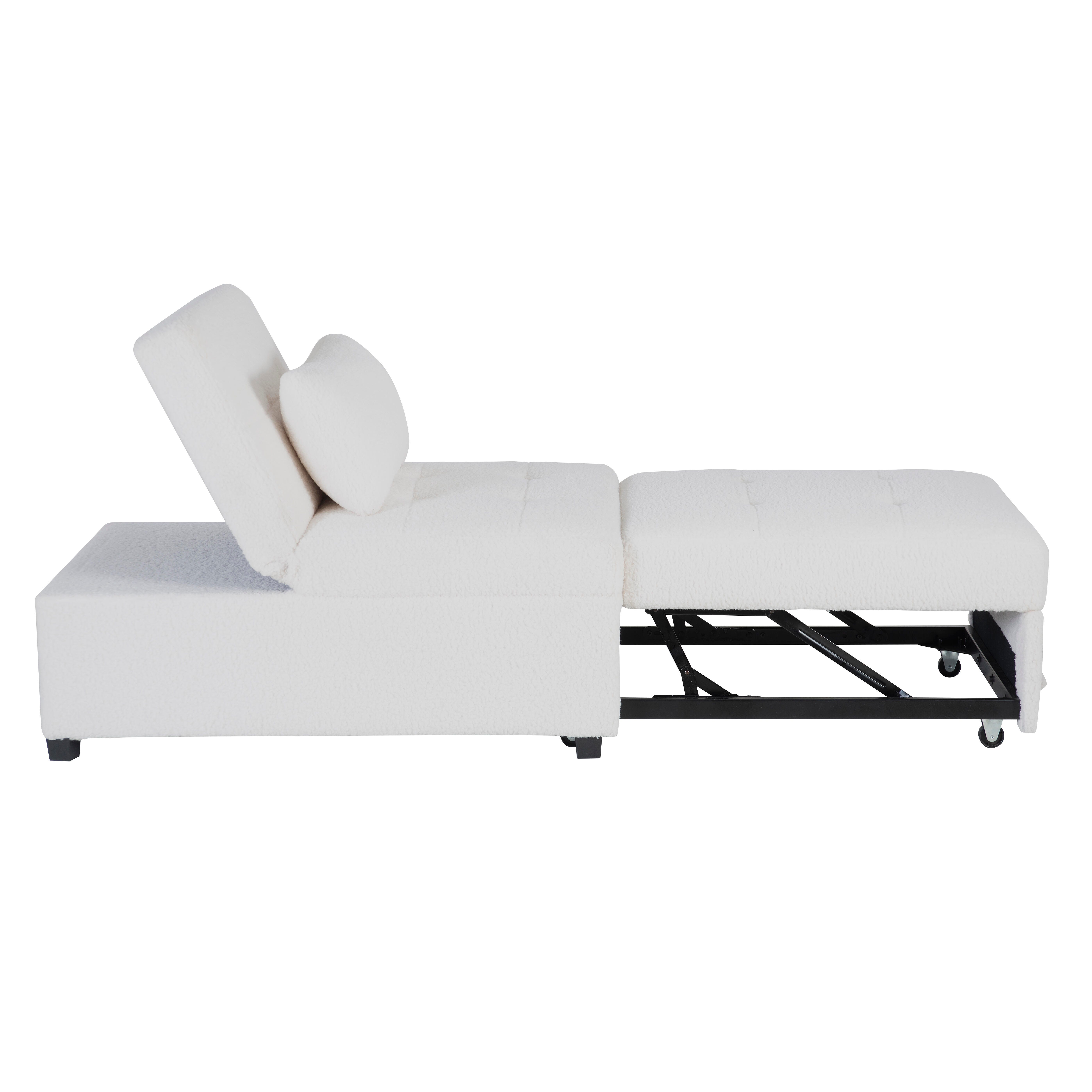 Linon Grayson Sofa Bed, Ivory, large