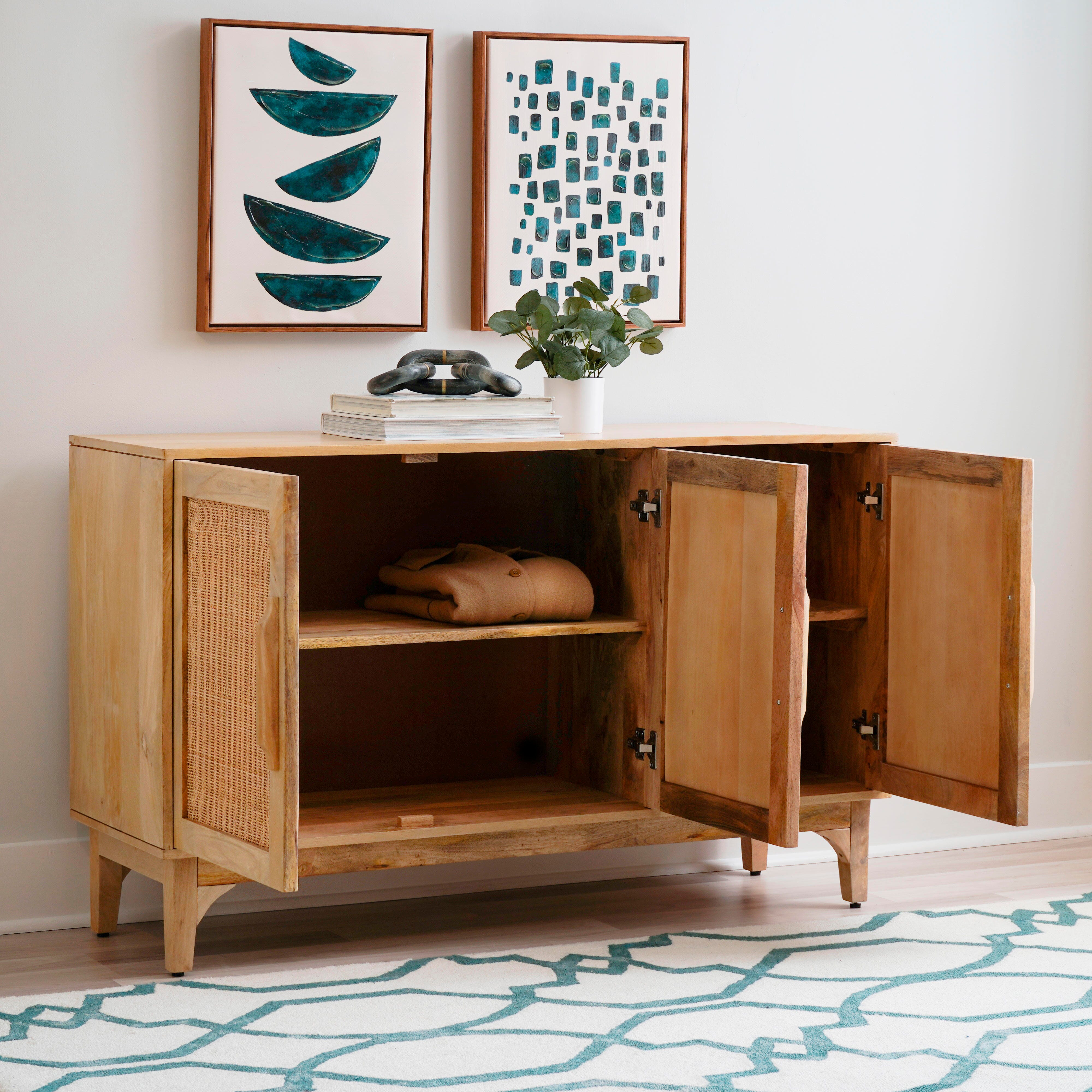 Linon Jones 51" Accent Cabinet, , large