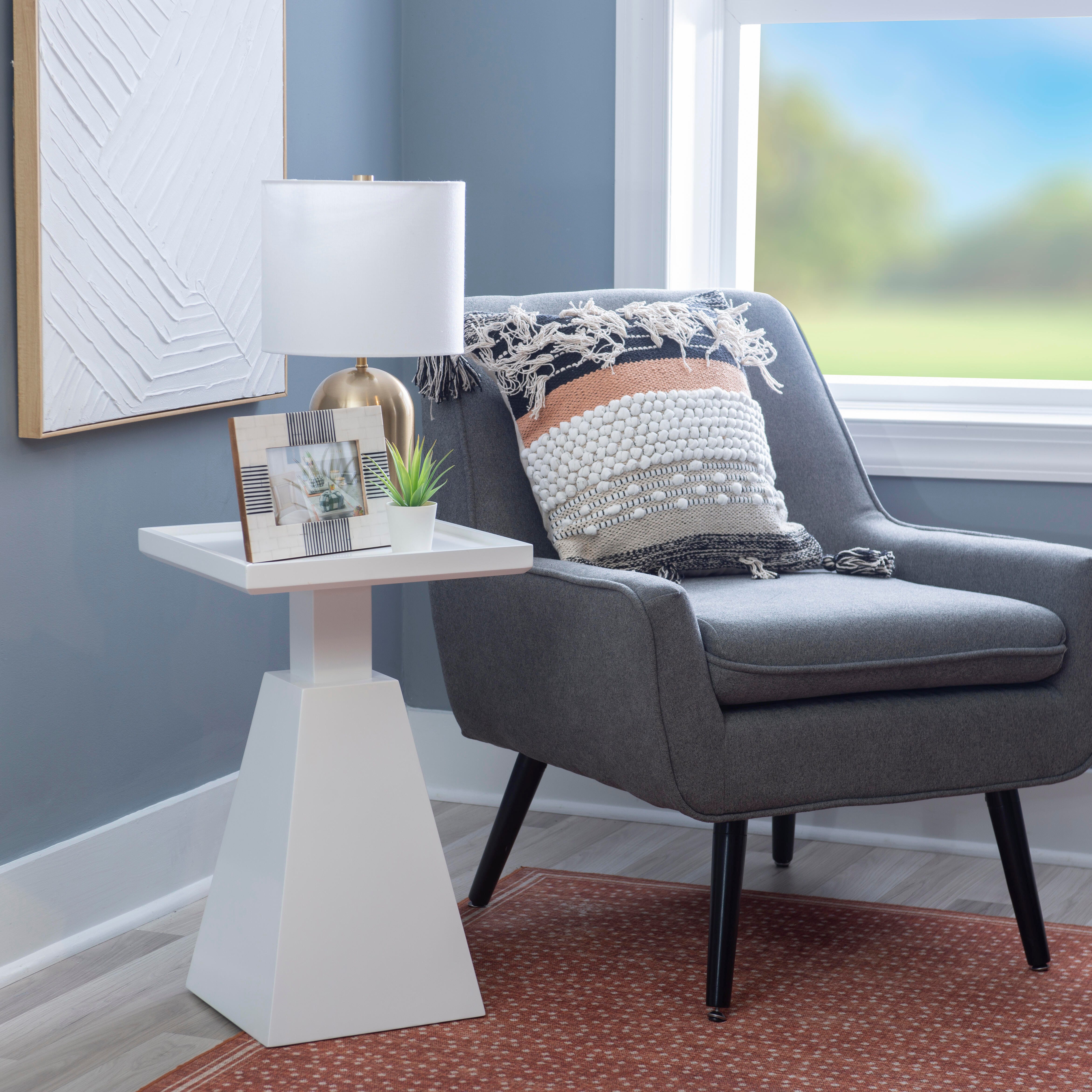 Linon Cannon Side Table, , large