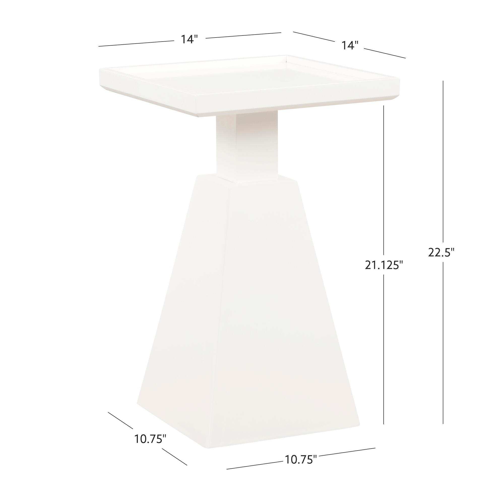 Linon Cannon Side Table, , large