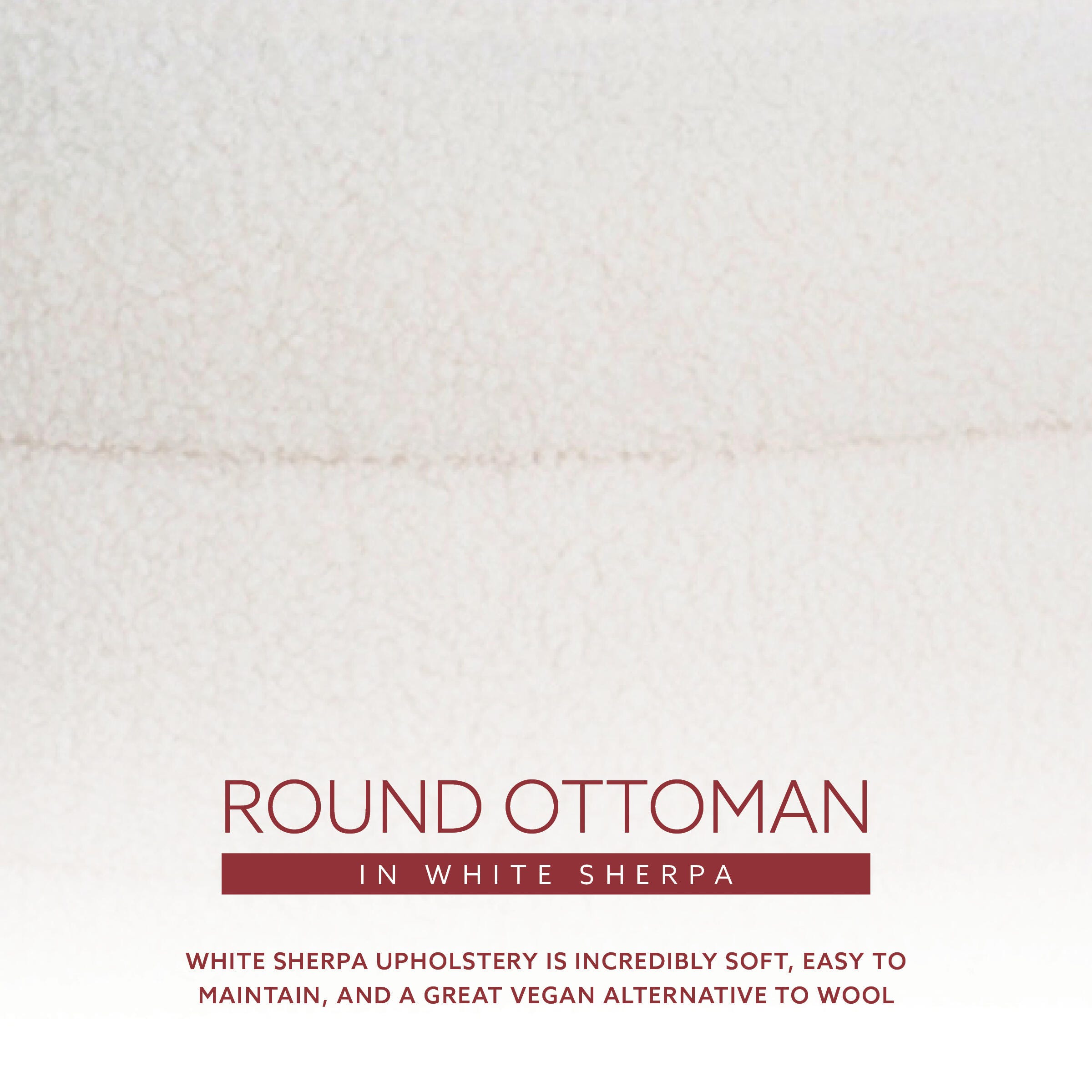 Linon Farley Round Ottoman, , swatch
