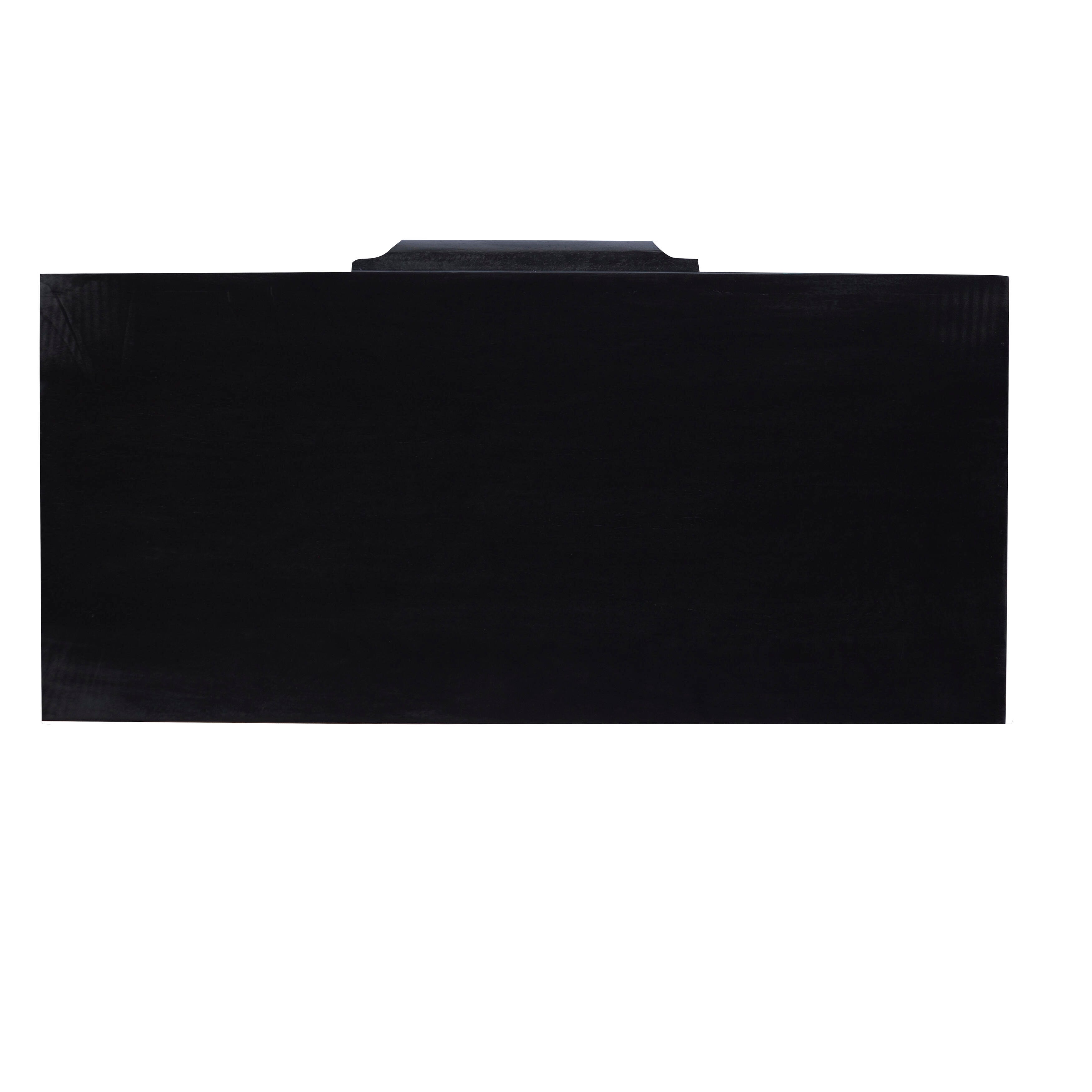 Linon Jones Three Drawer Cabinet, Black, large
