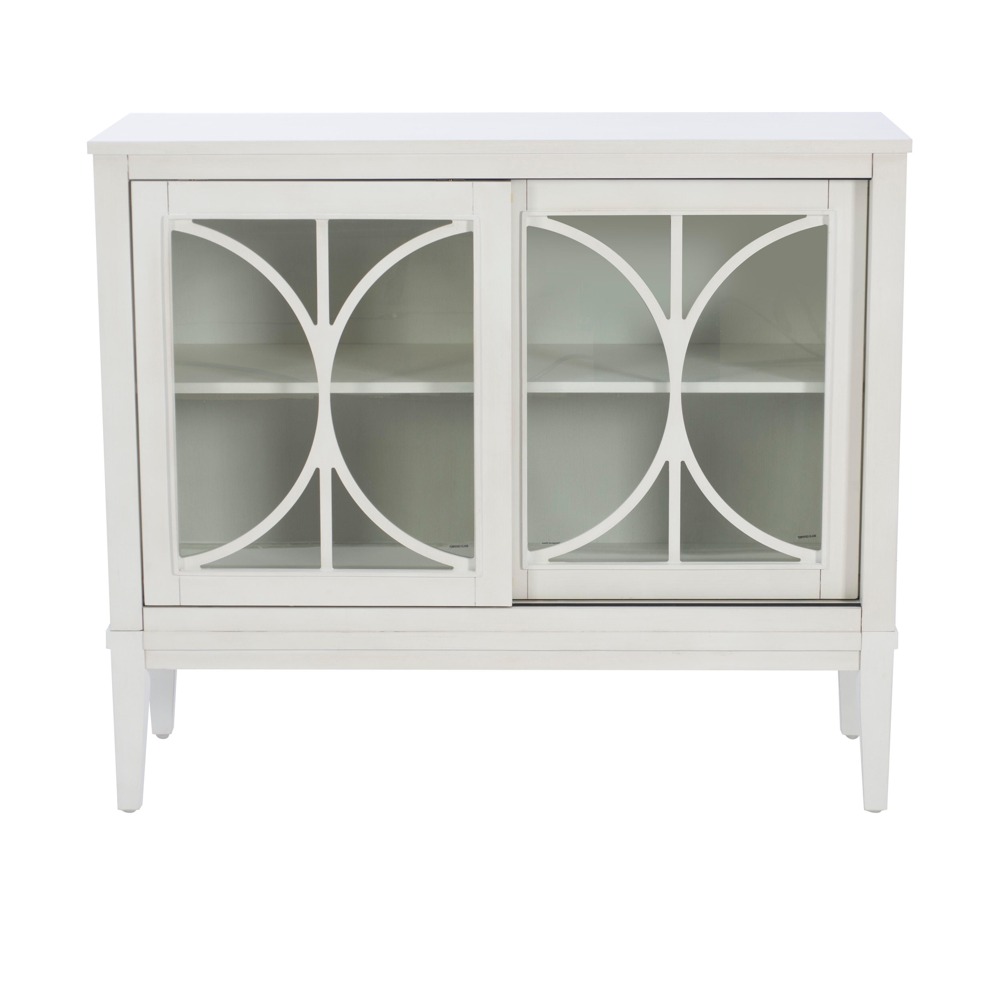 Linon Lenna 42" Accent Cabinet, , large