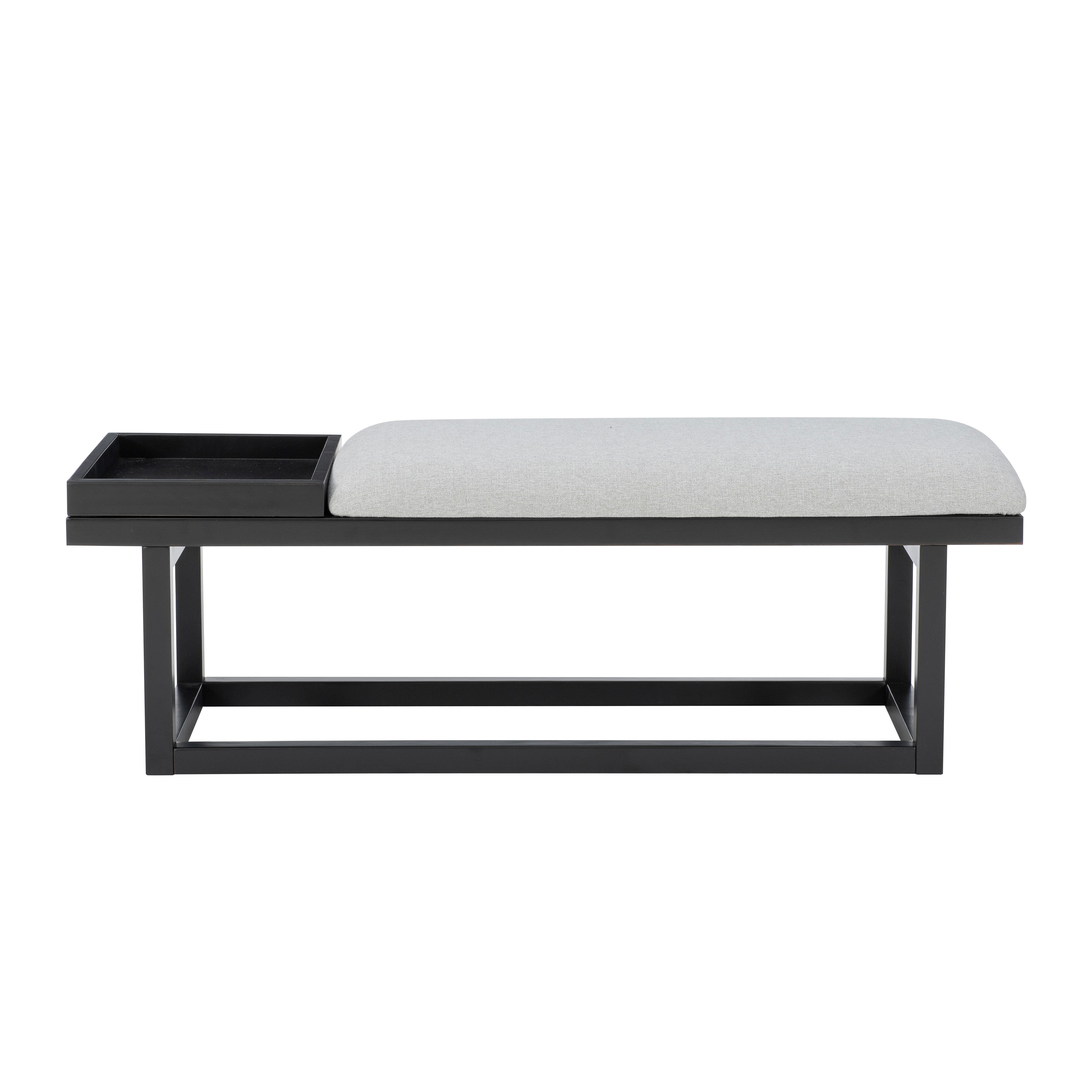 Linon Libby Bench with Tray, , large