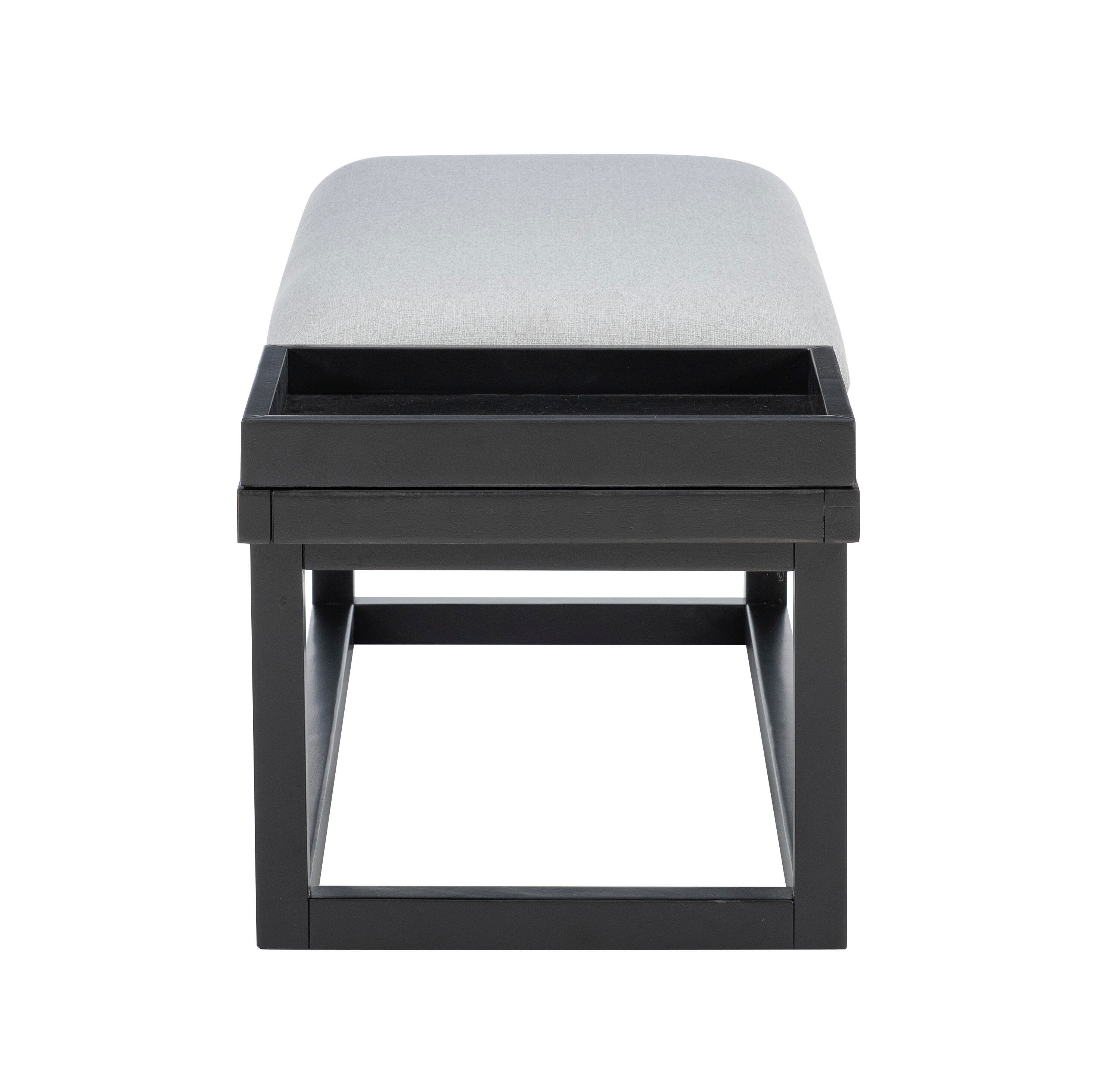 Linon Libby Bench with Tray, , large