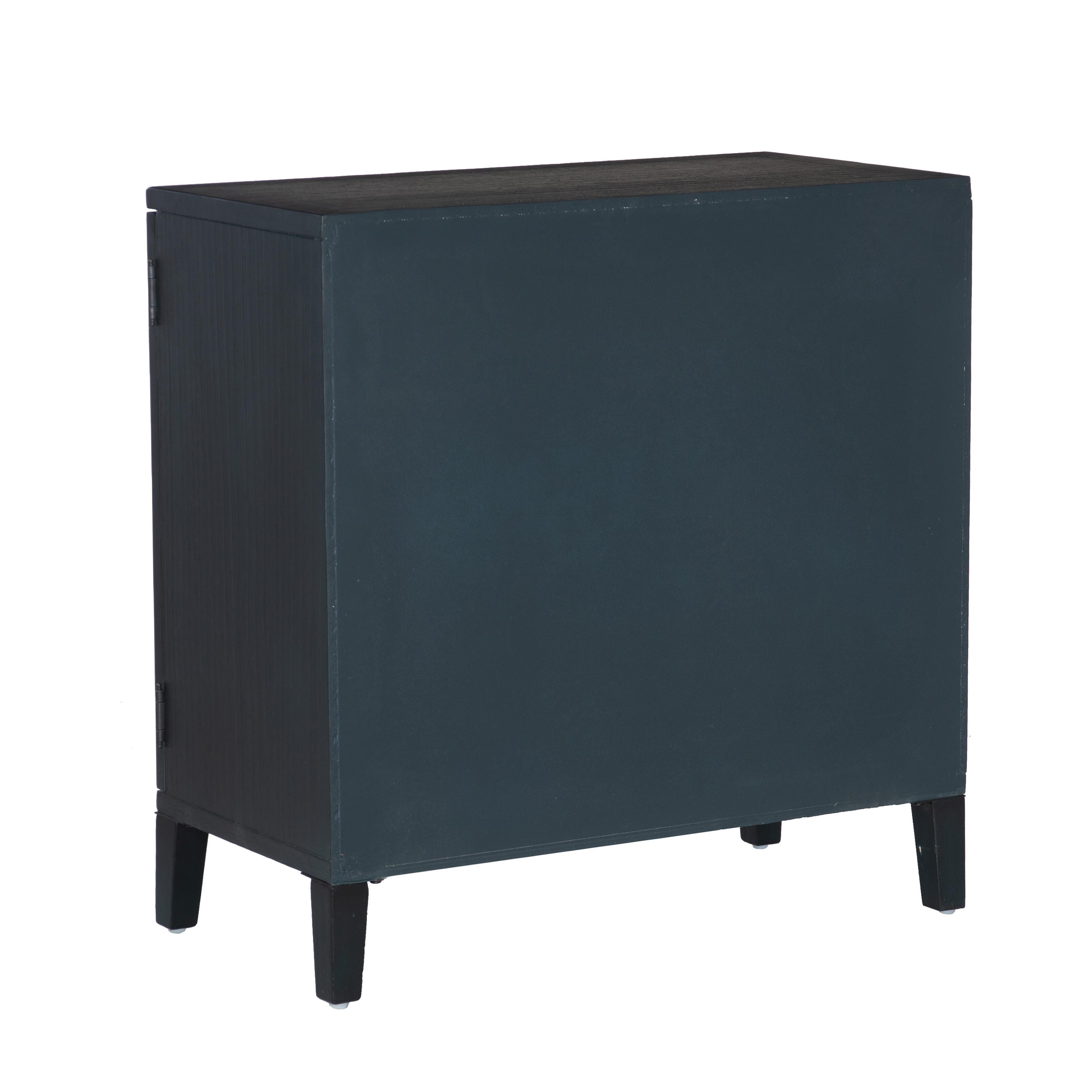 Linon Sunday 33.5" Accent Cabinet, Midnight Blue, large
