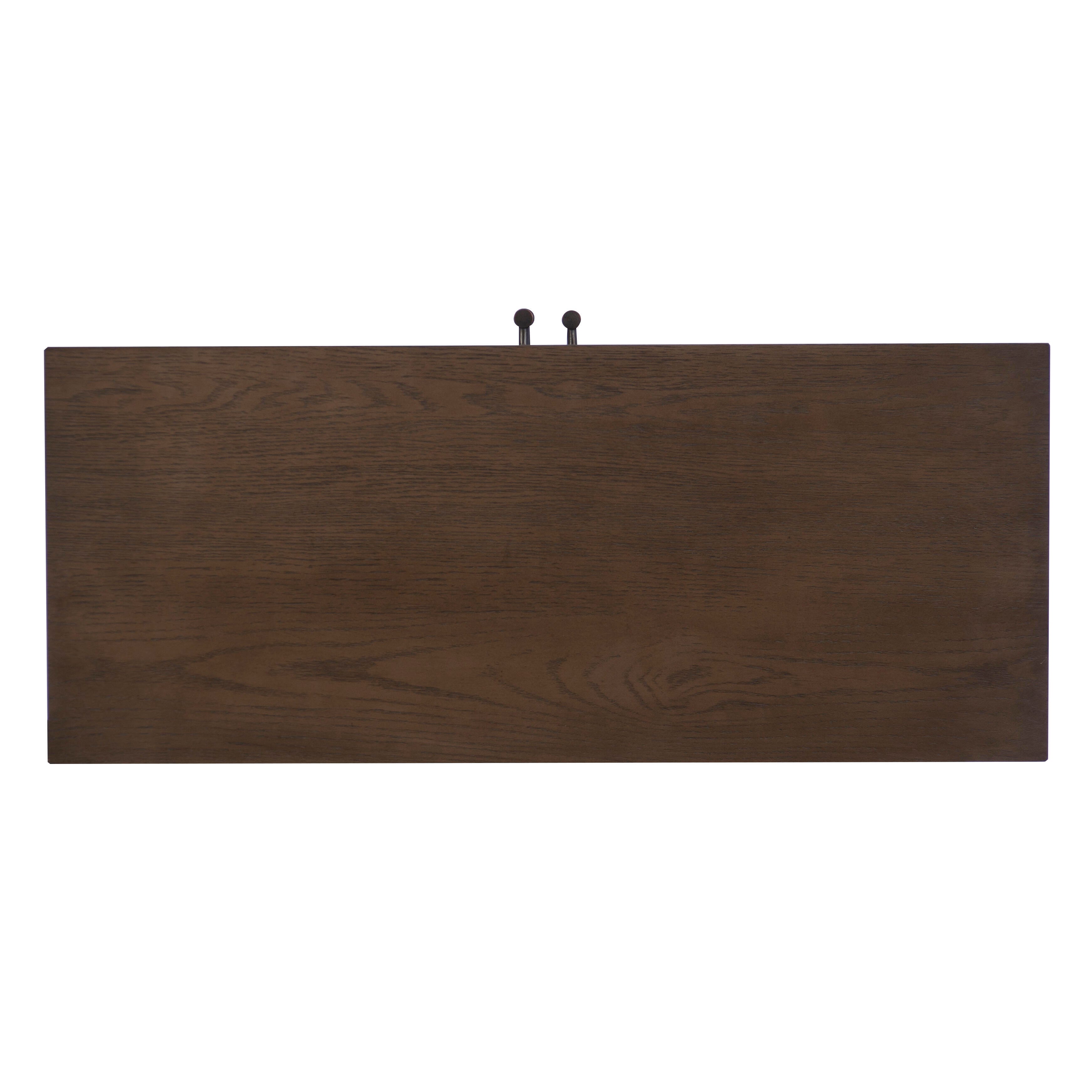Linon Wille 36" Accent Cabinet, Brown, large