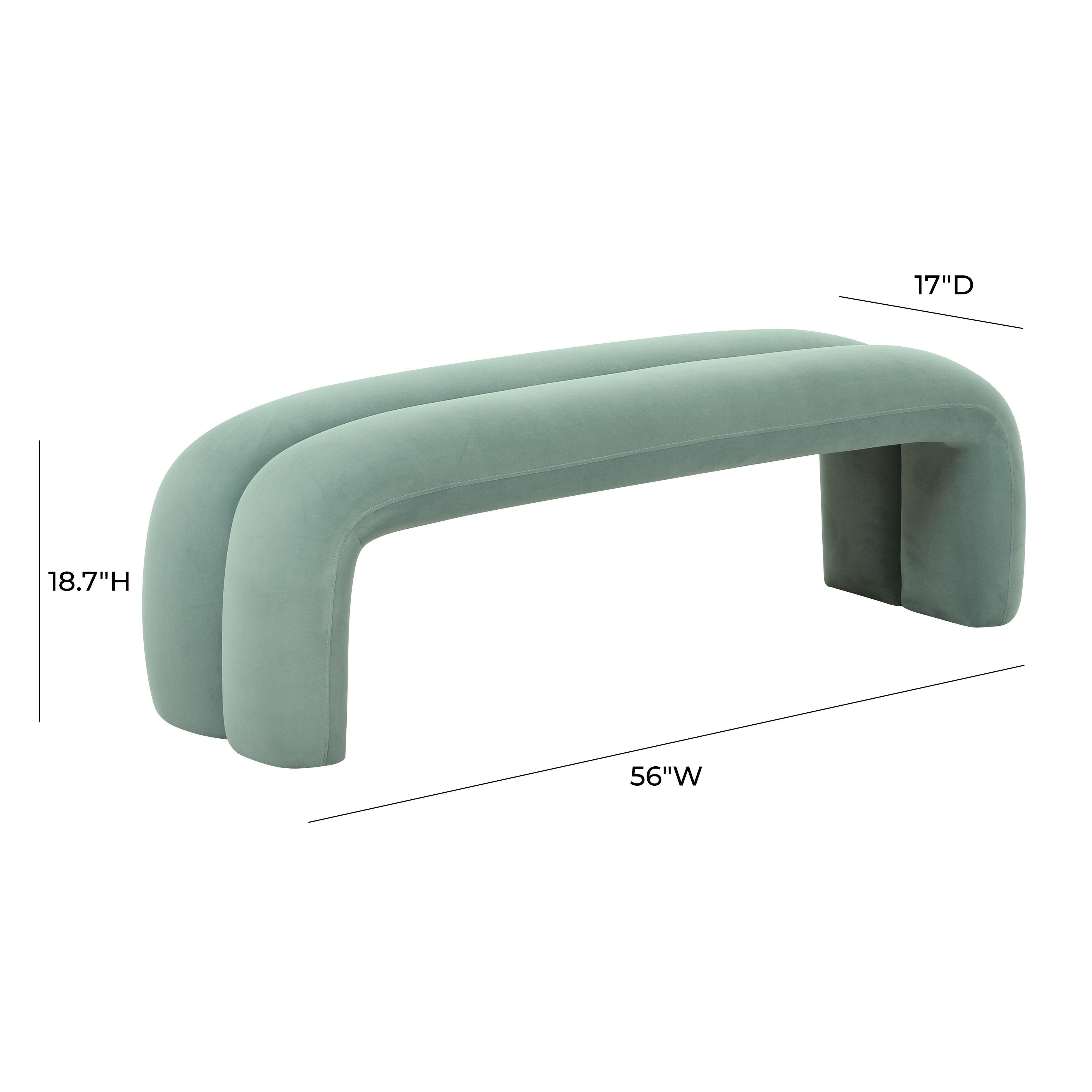 Leigh Channeled Bench, Green, large
