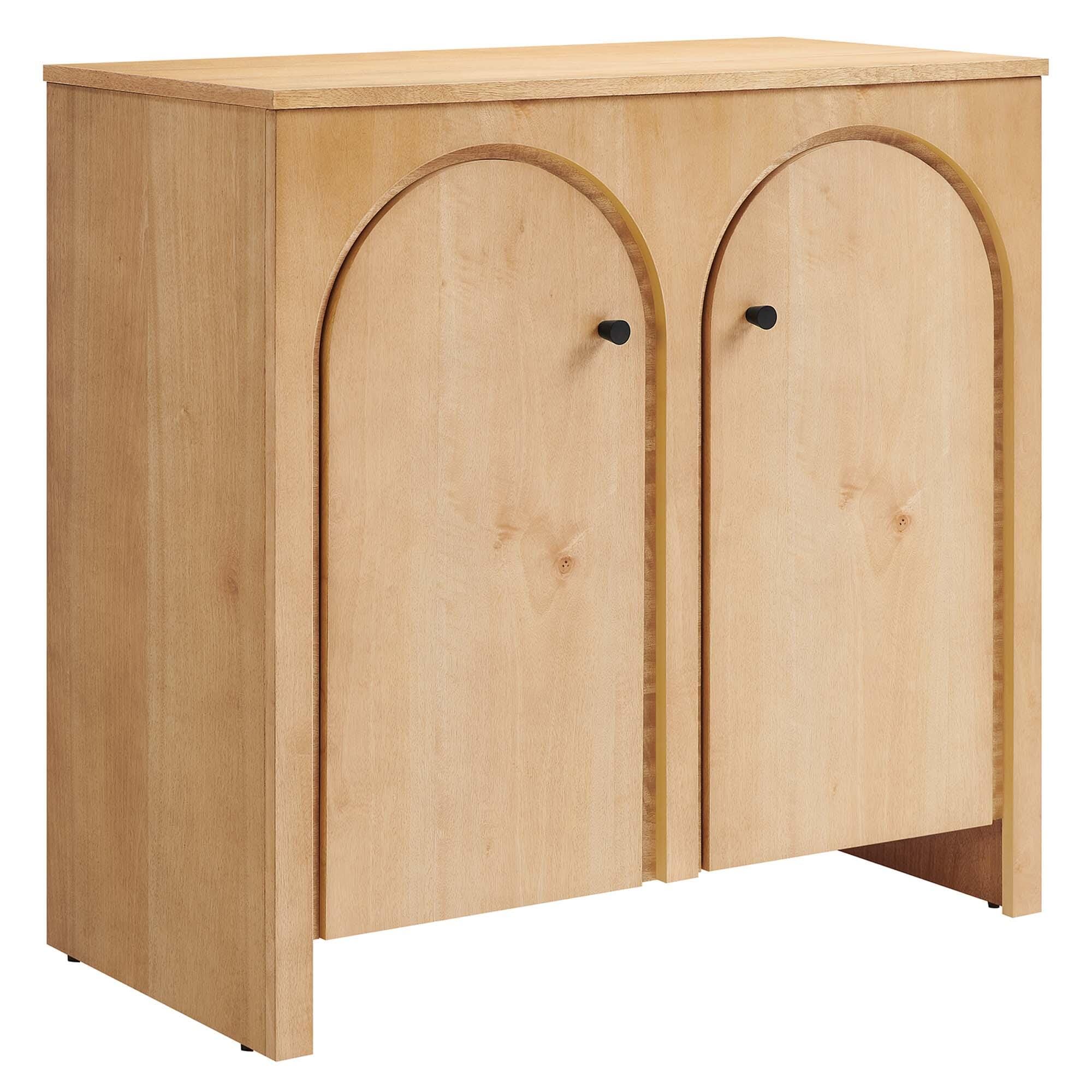 Modway Appia 36" Storage Cabinet, Oak, large