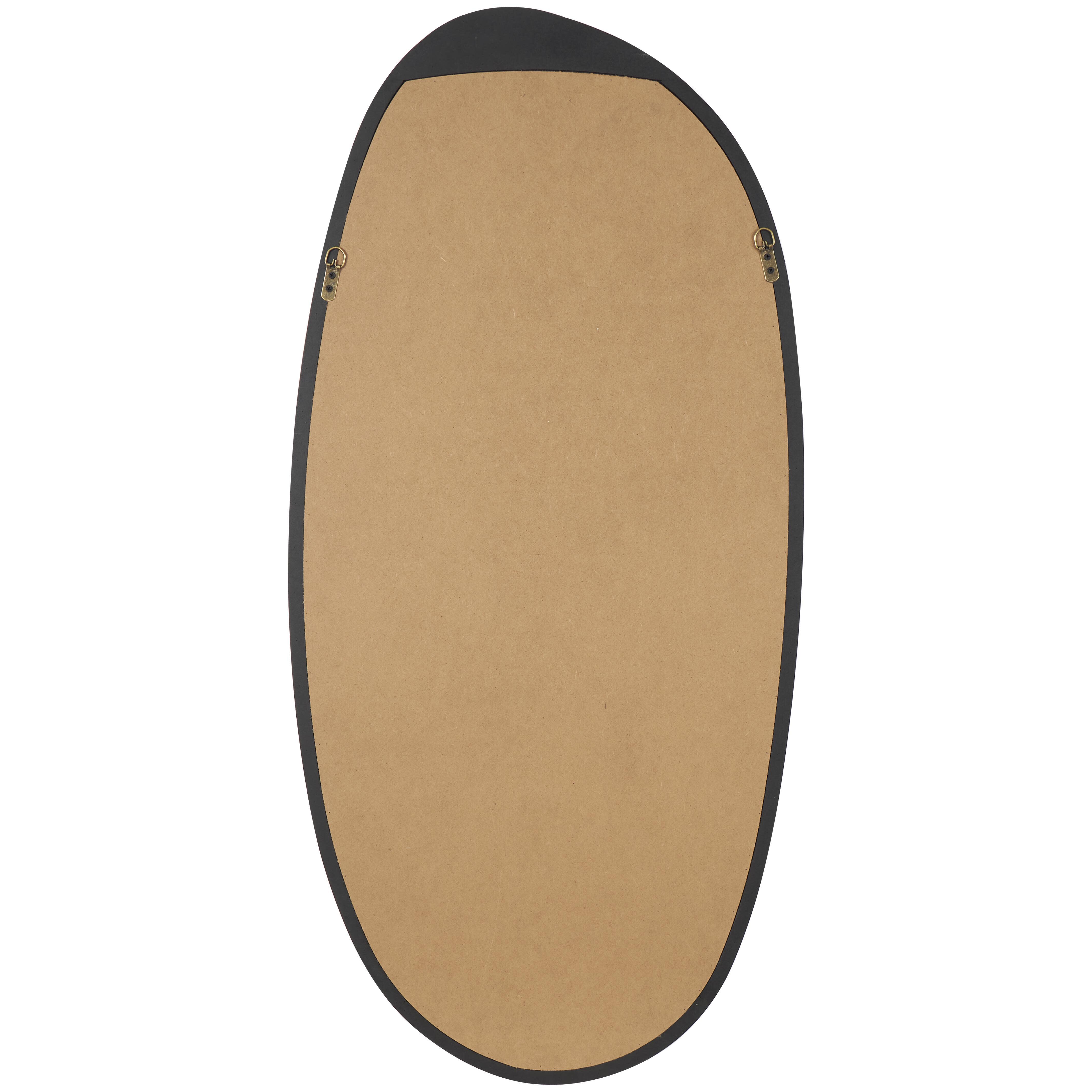 Bayberry Lane Abstract Oval Room Wall Mirror, , large