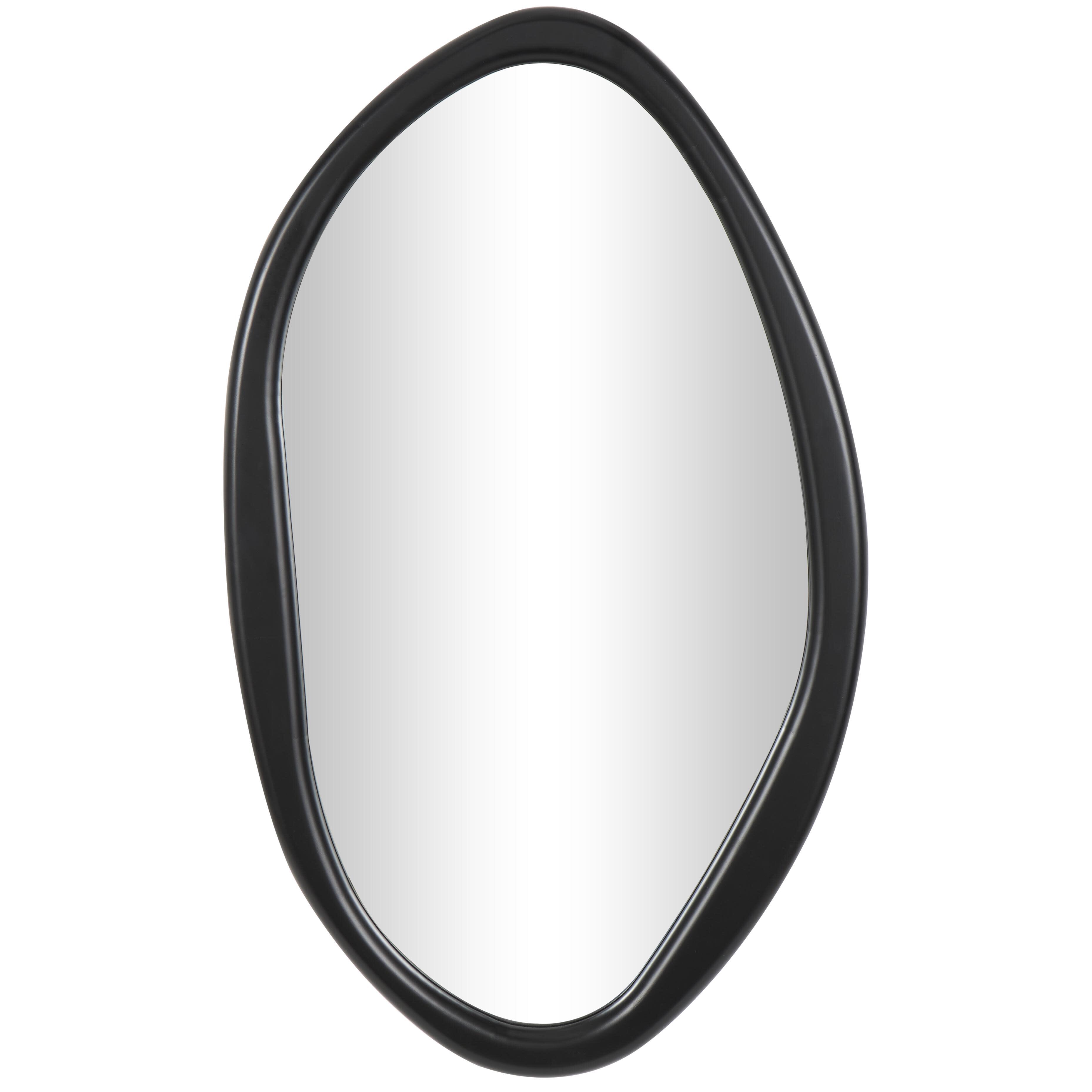 Bayberry Lane Abstract Oval Wall Mirror, , large
