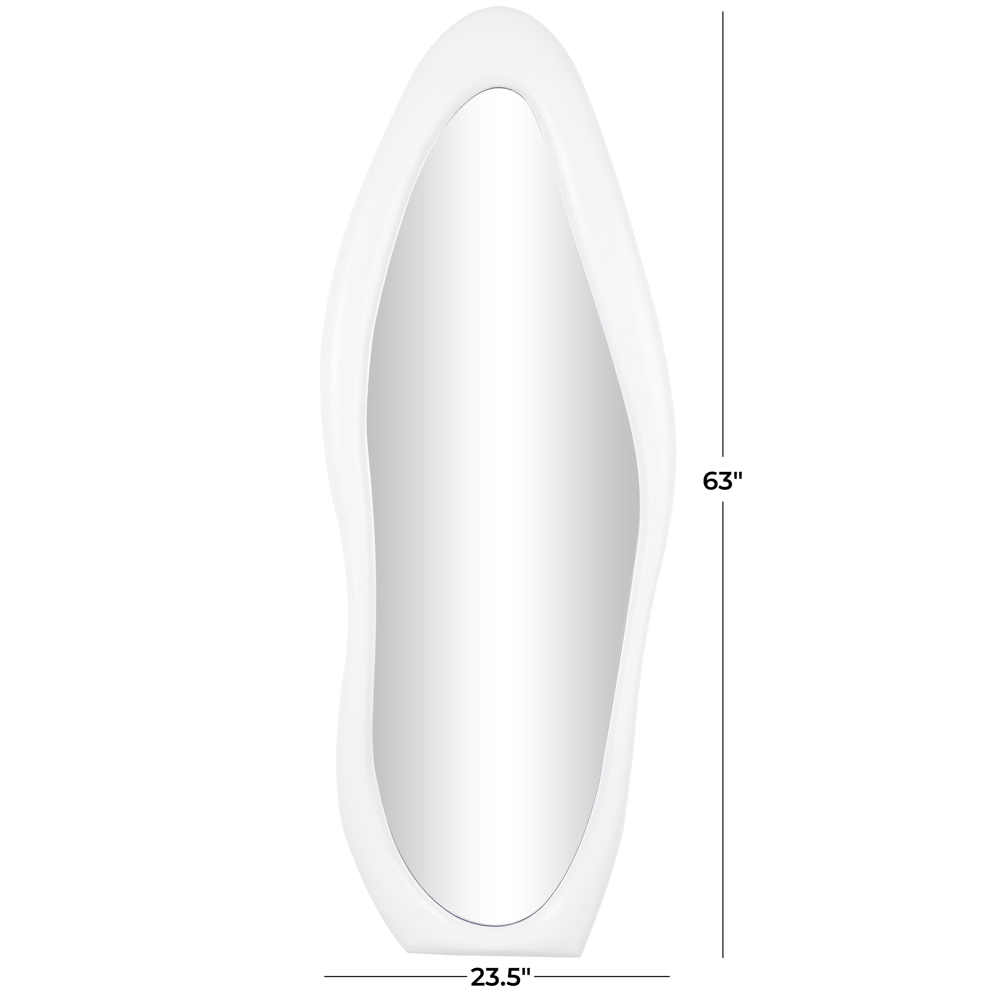 Bayberry Lane Abstract Wavy Wall Mirror, , large