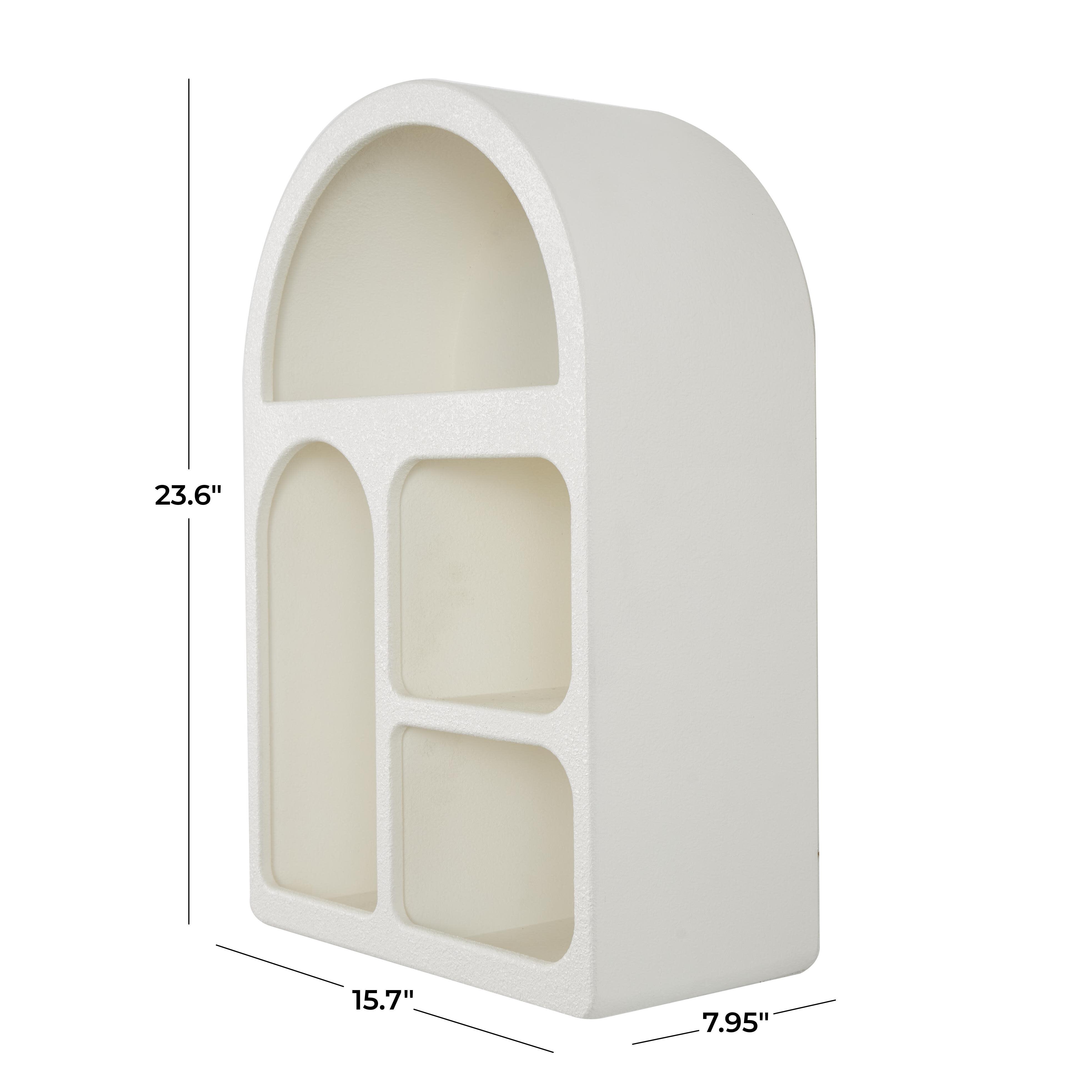 Bayberry Lane Arched Wall Shelf, , large