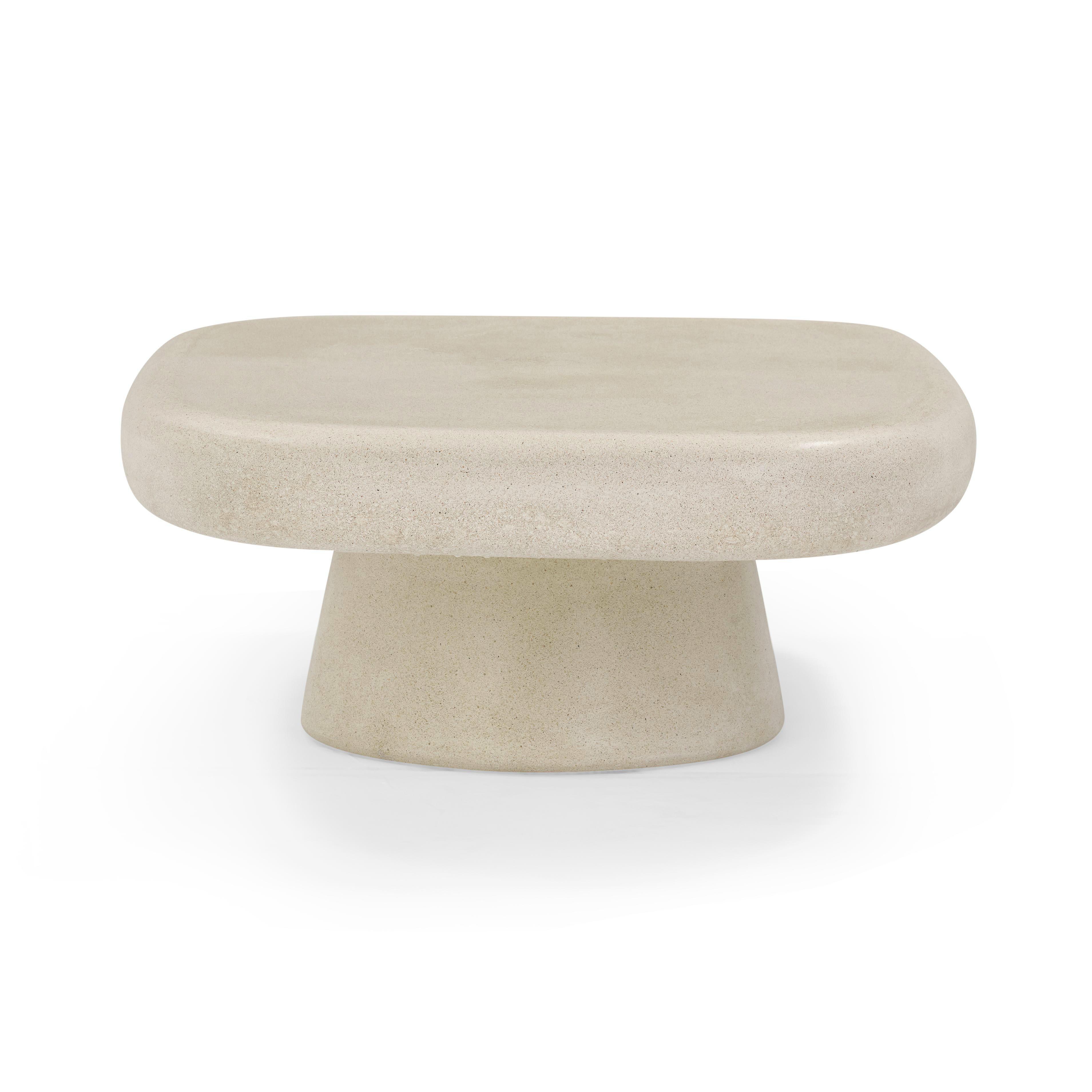 TOV Furniture Darial Coffee Table, Sand, large