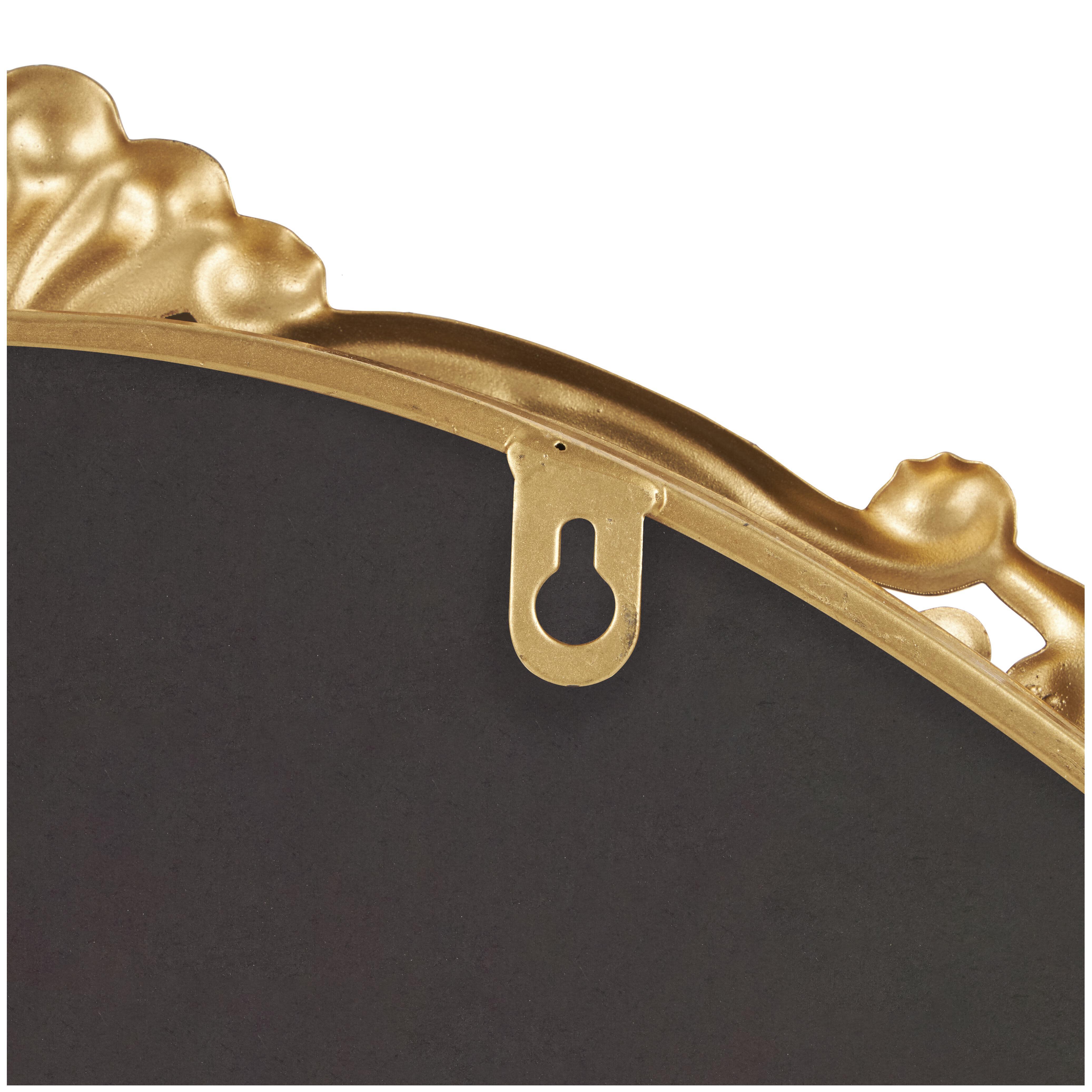 Bayberry Lane Baroque Oval Wall Mirror, , large