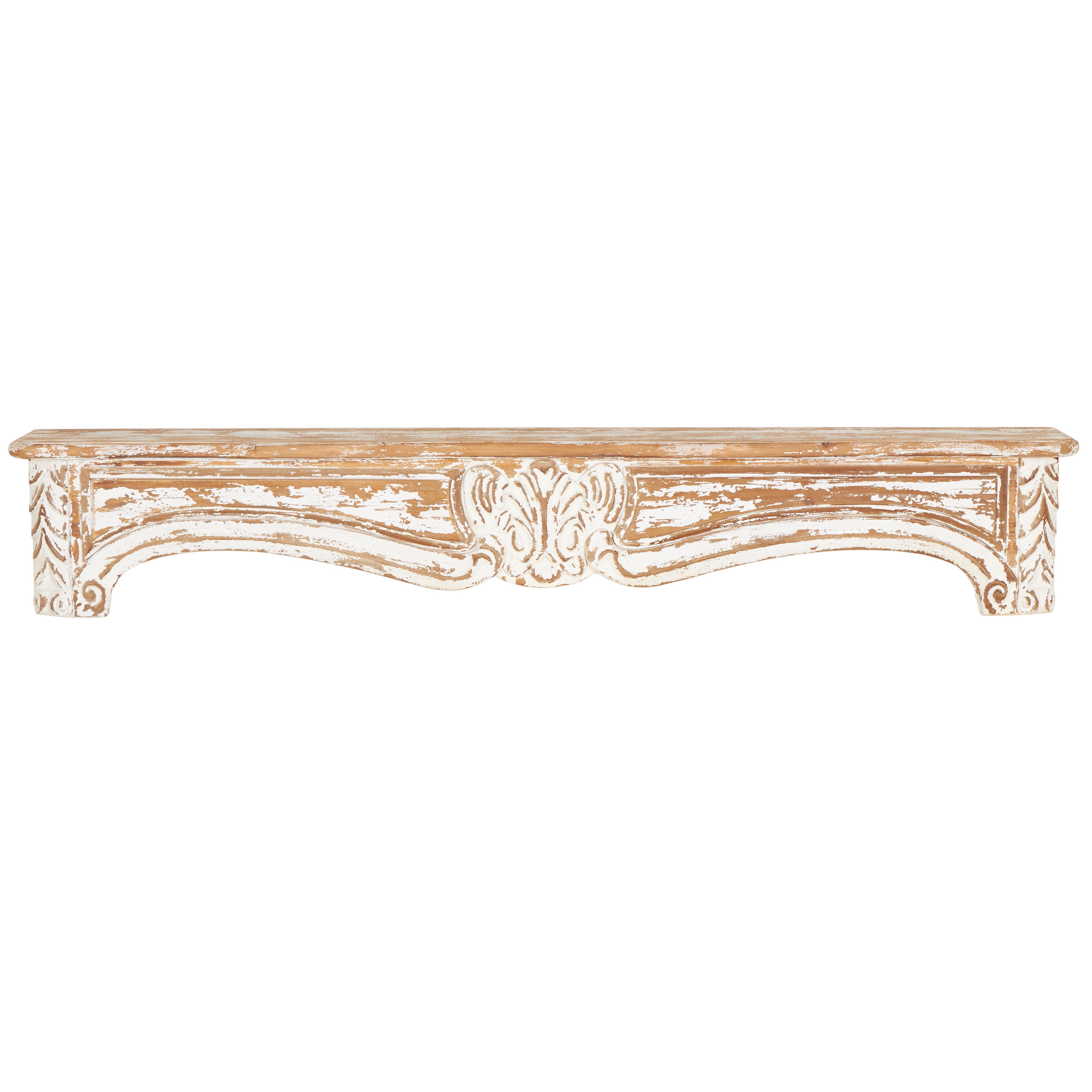 Bayberry Lane Distressed Wall Shelf, , large