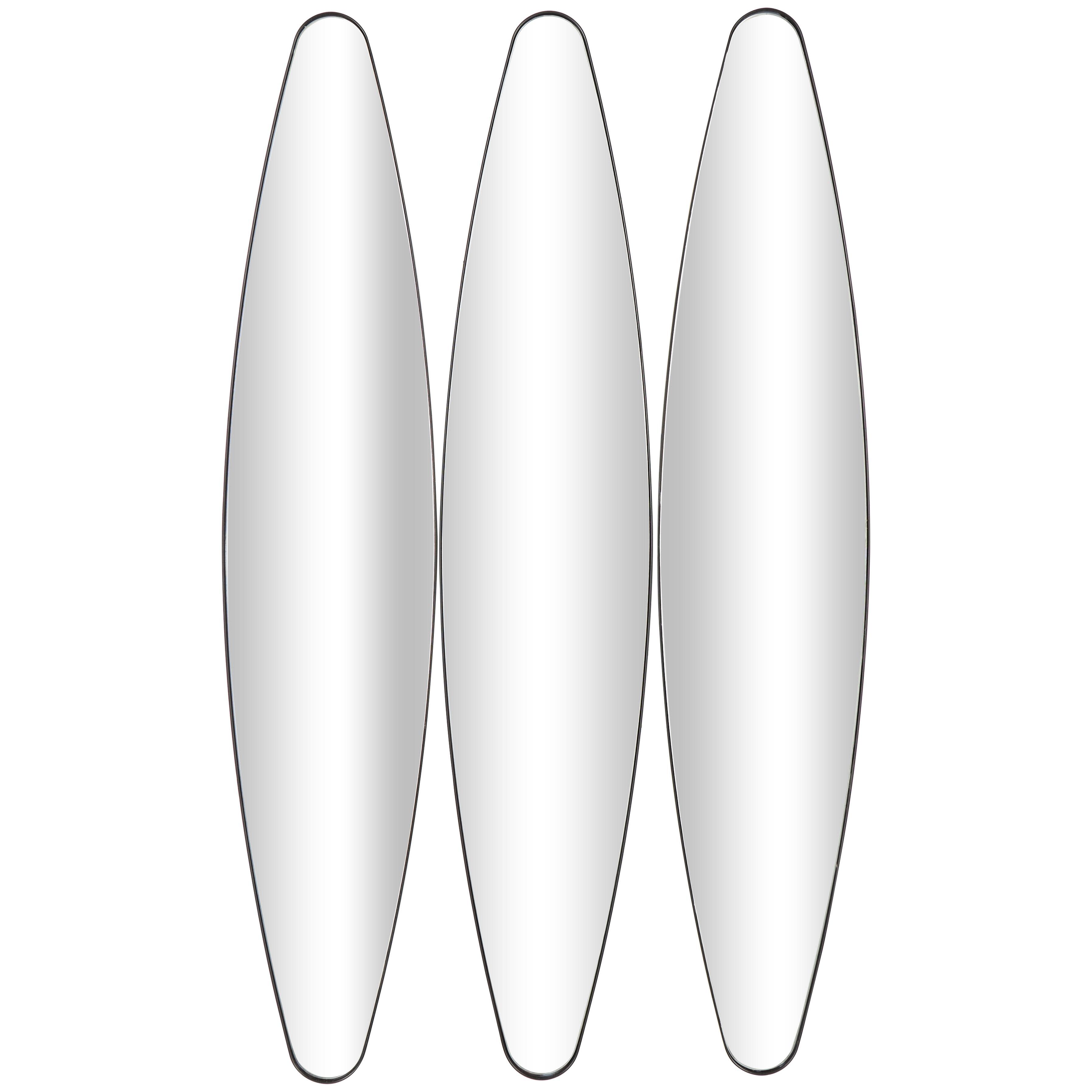 Bayberry Lane Elongated Oval Wall Mirror, , large