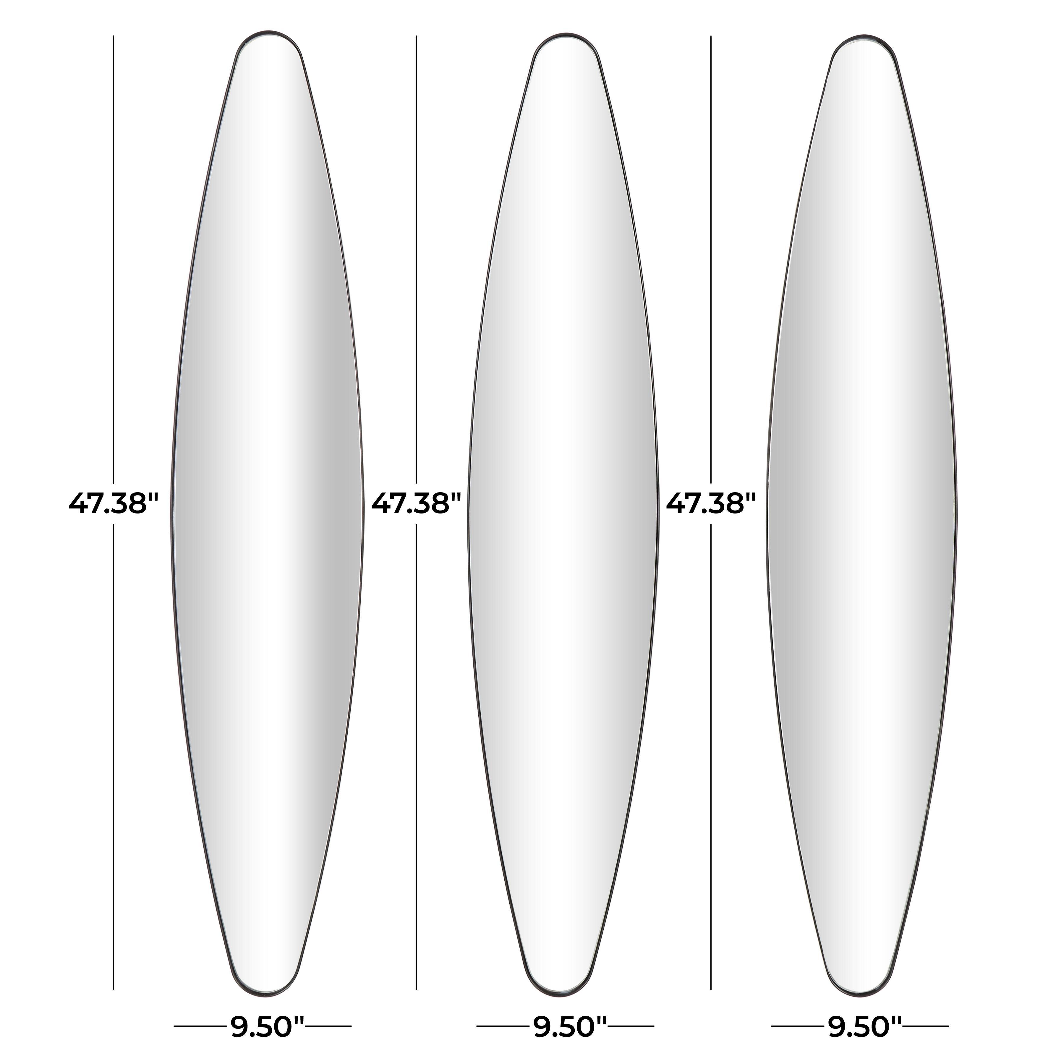 Bayberry Lane Elongated Oval Wall Mirror, , large