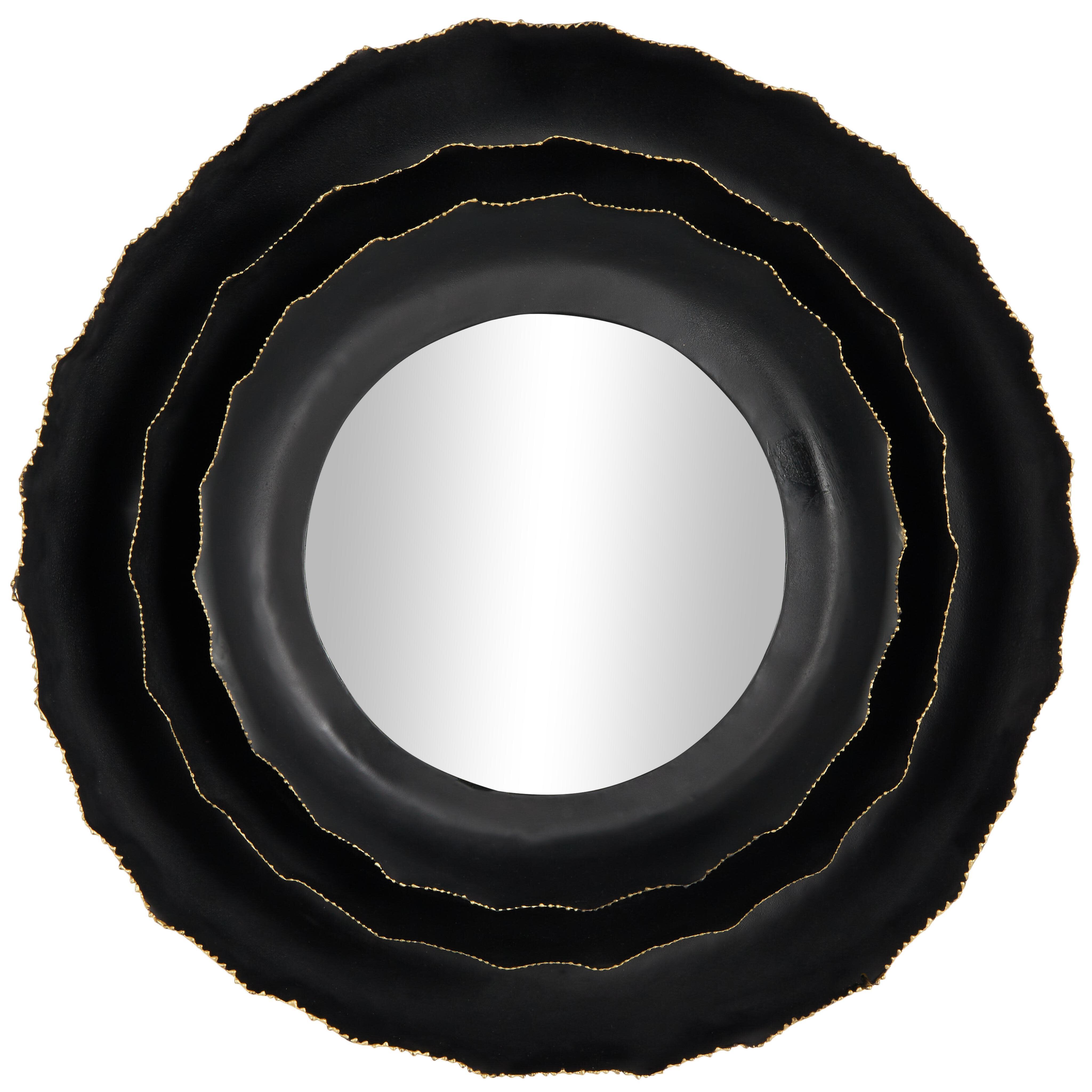Bayberry Lane Floral Layered Frame Wall Mirror, , large
