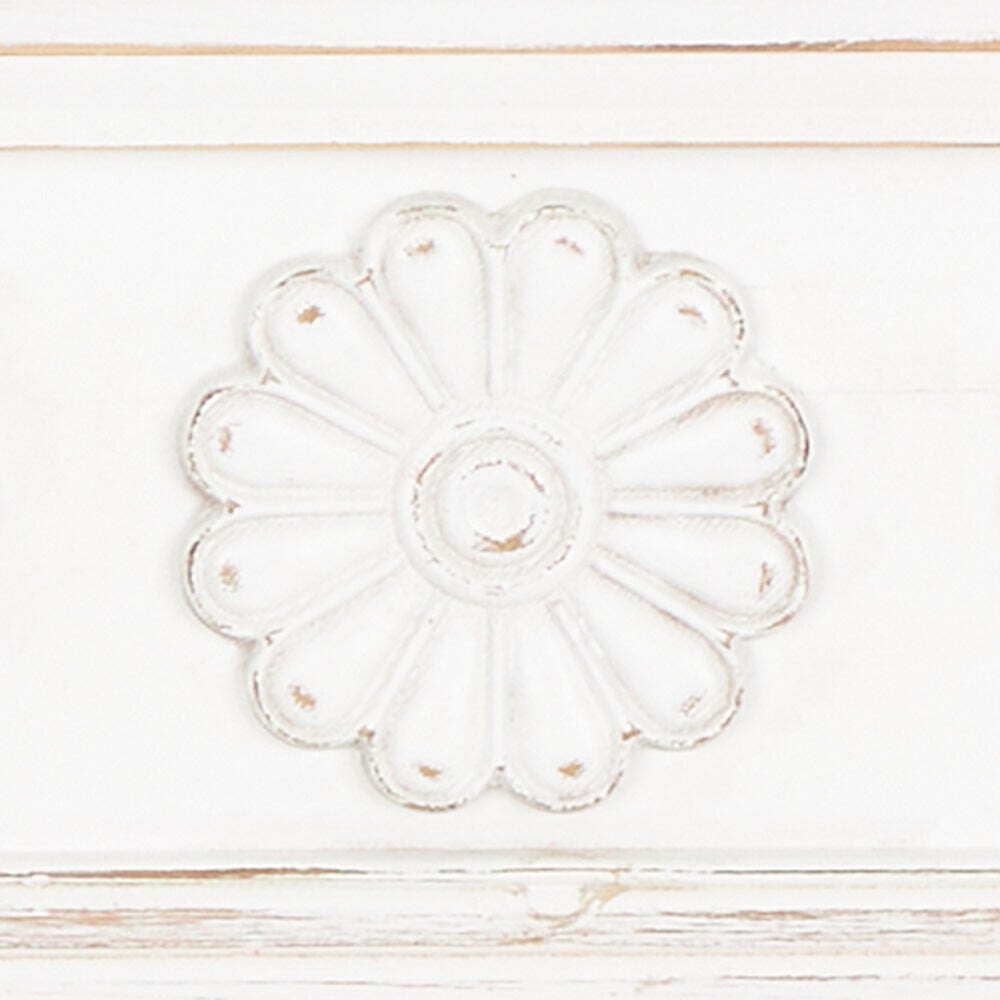 Bayberry Lane Floral Wall Shelf with Brown Distressing, , swatch