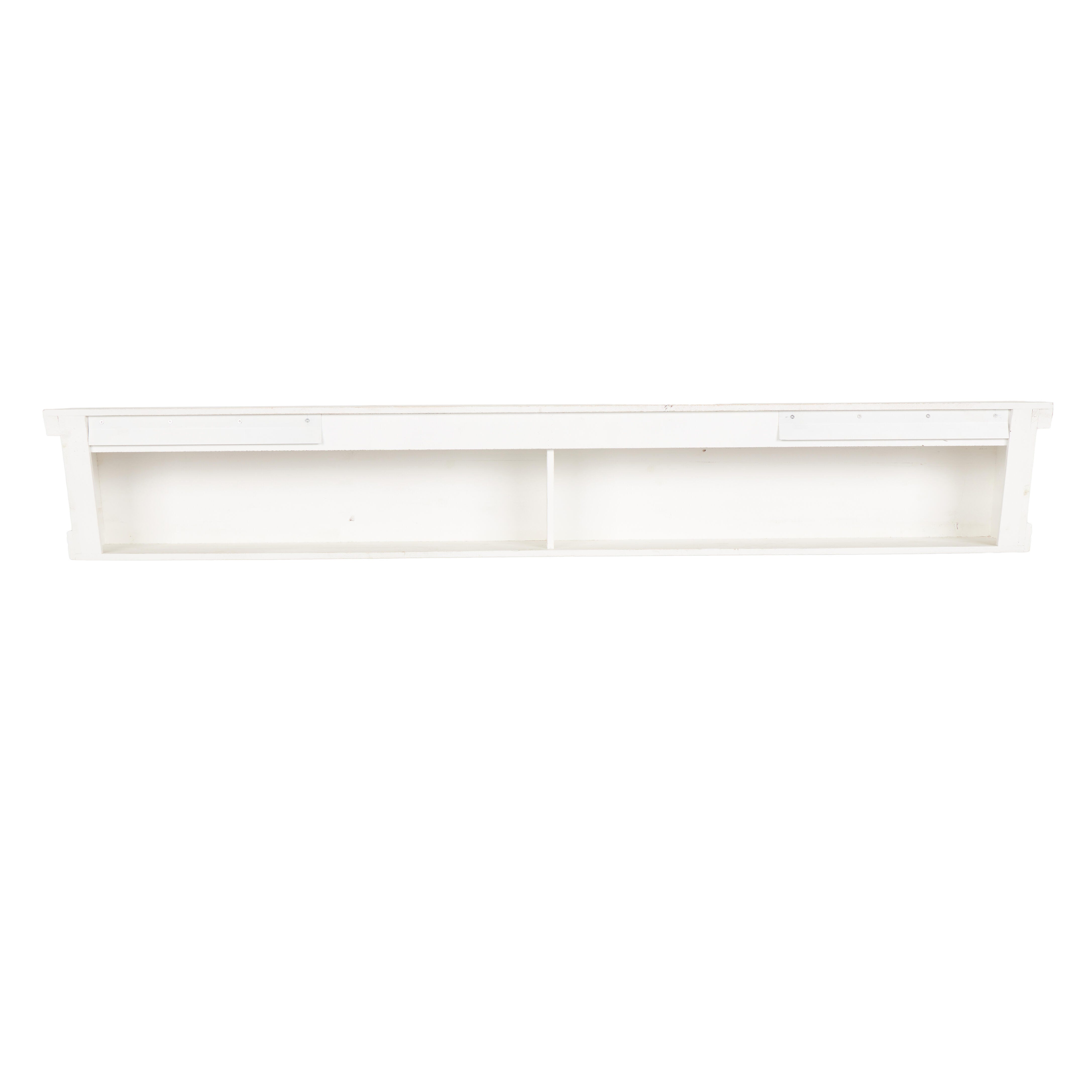 Bayberry Lane Floral Wall Shelf with Brown Distressing, , large