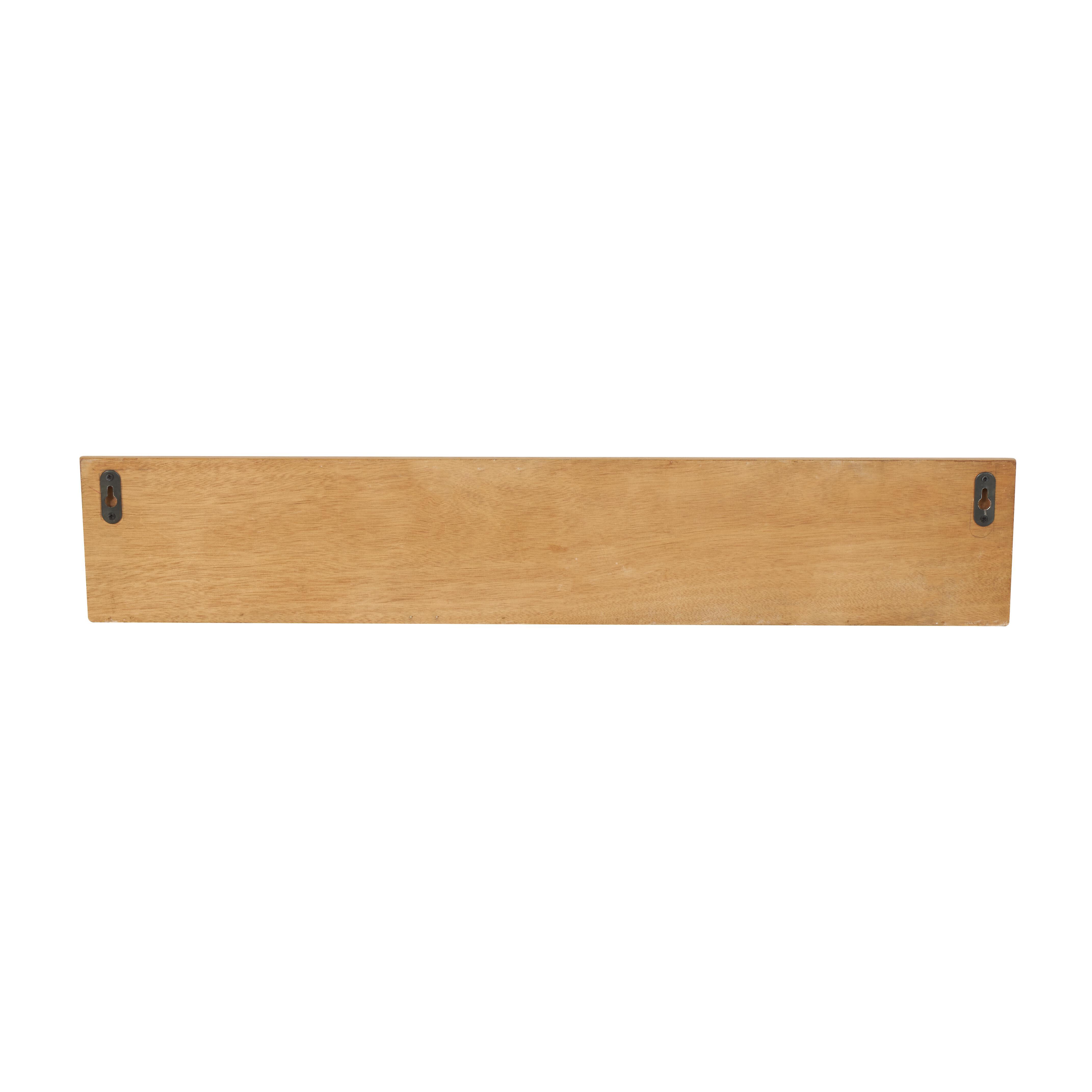 Bayberry Lane Floral Wall Shelf with Carved Scroll Lip, , large