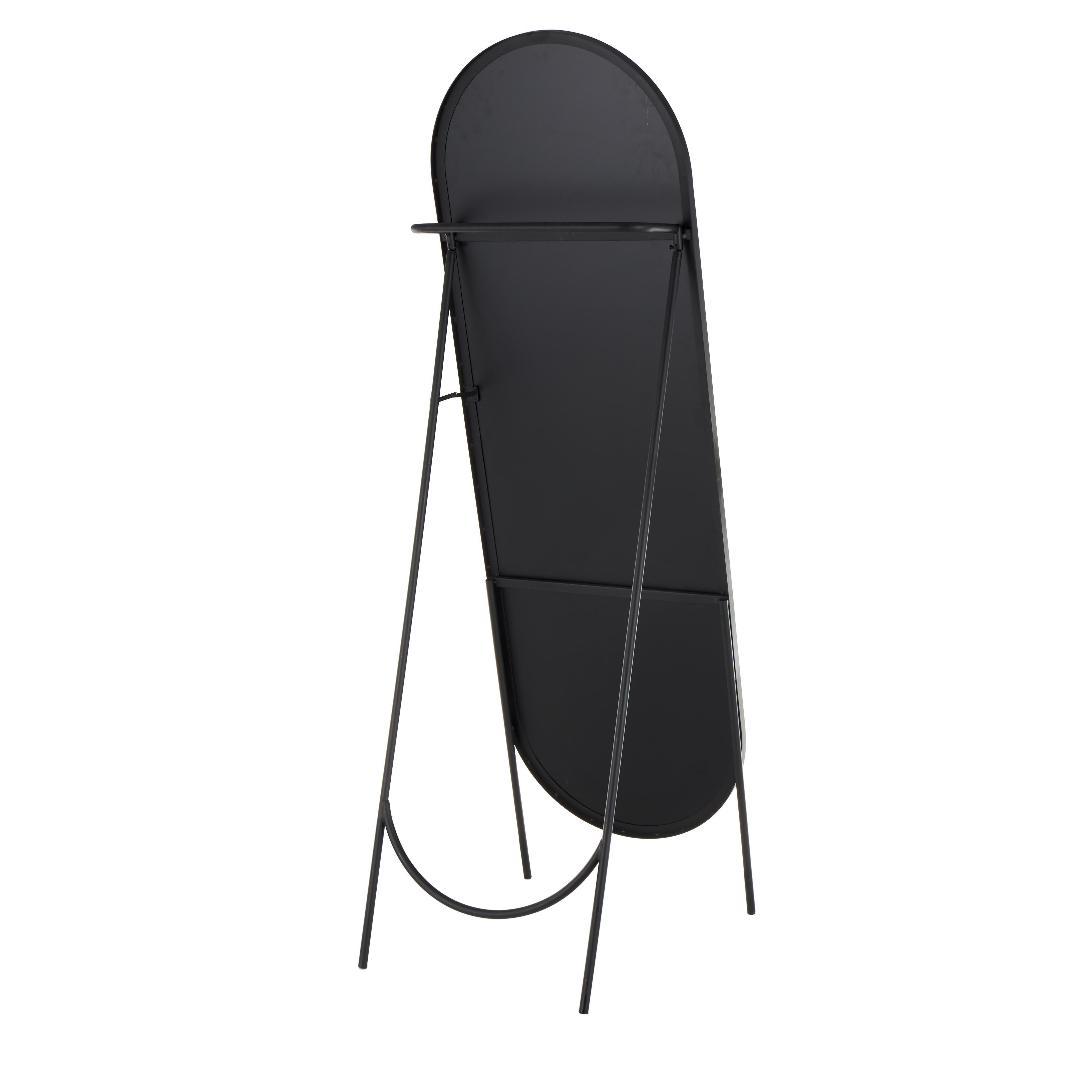 Bayberry Lane Foldable Oval Floor Mirror, , large