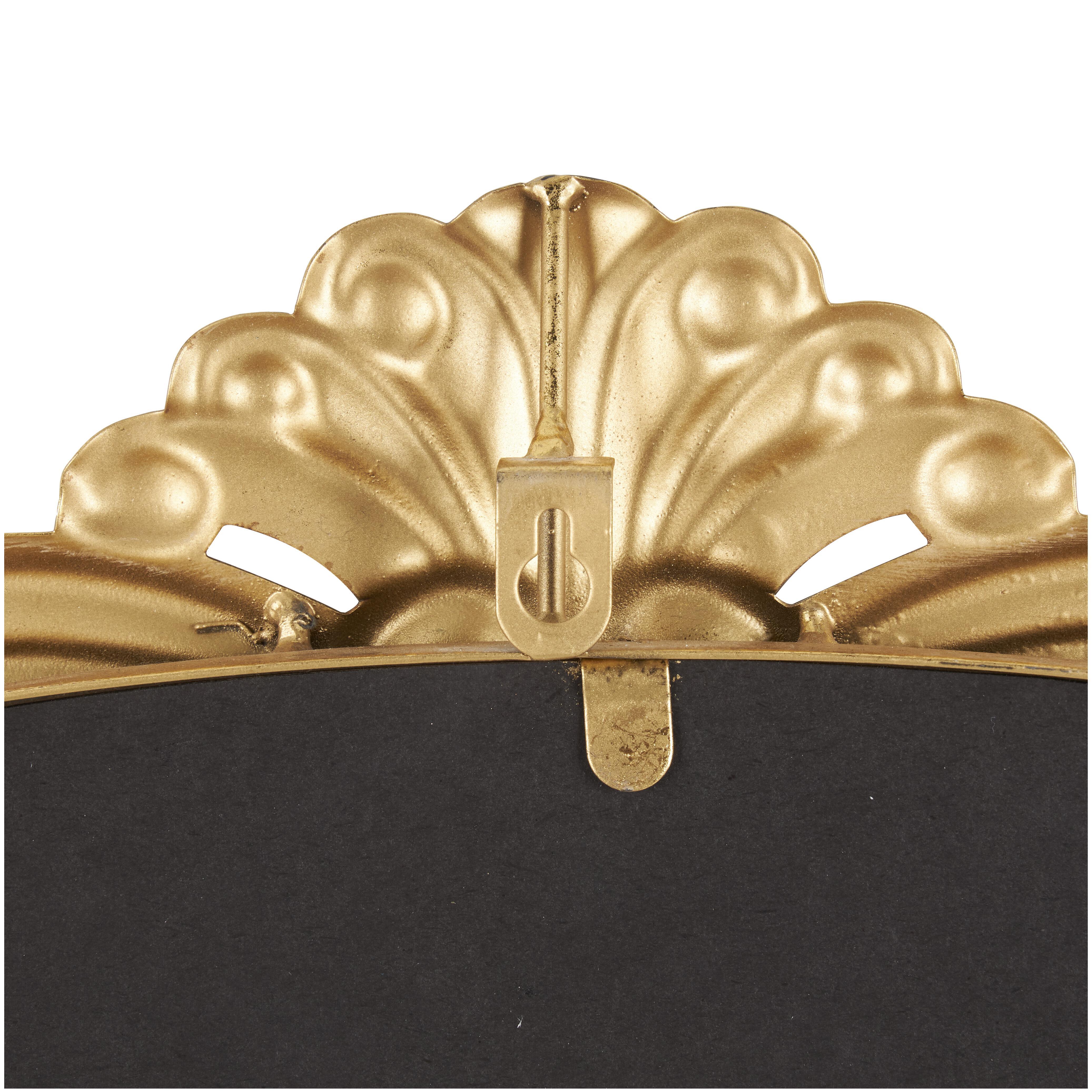 Bayberry Lane Ornate Arched Baroque Floor Mirror, , large
