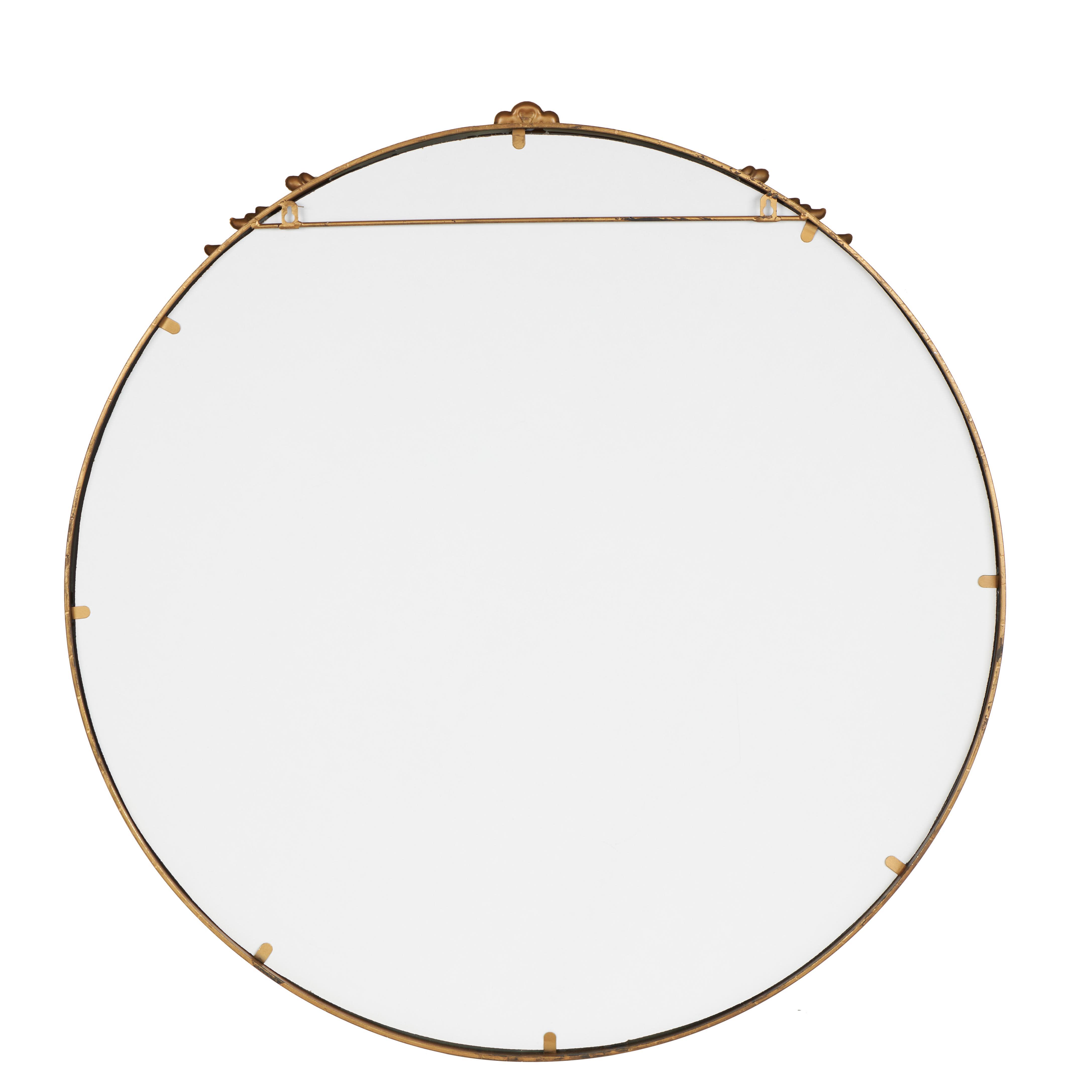 Bayberry Lane Wall Mirror with Floral Accents, , large