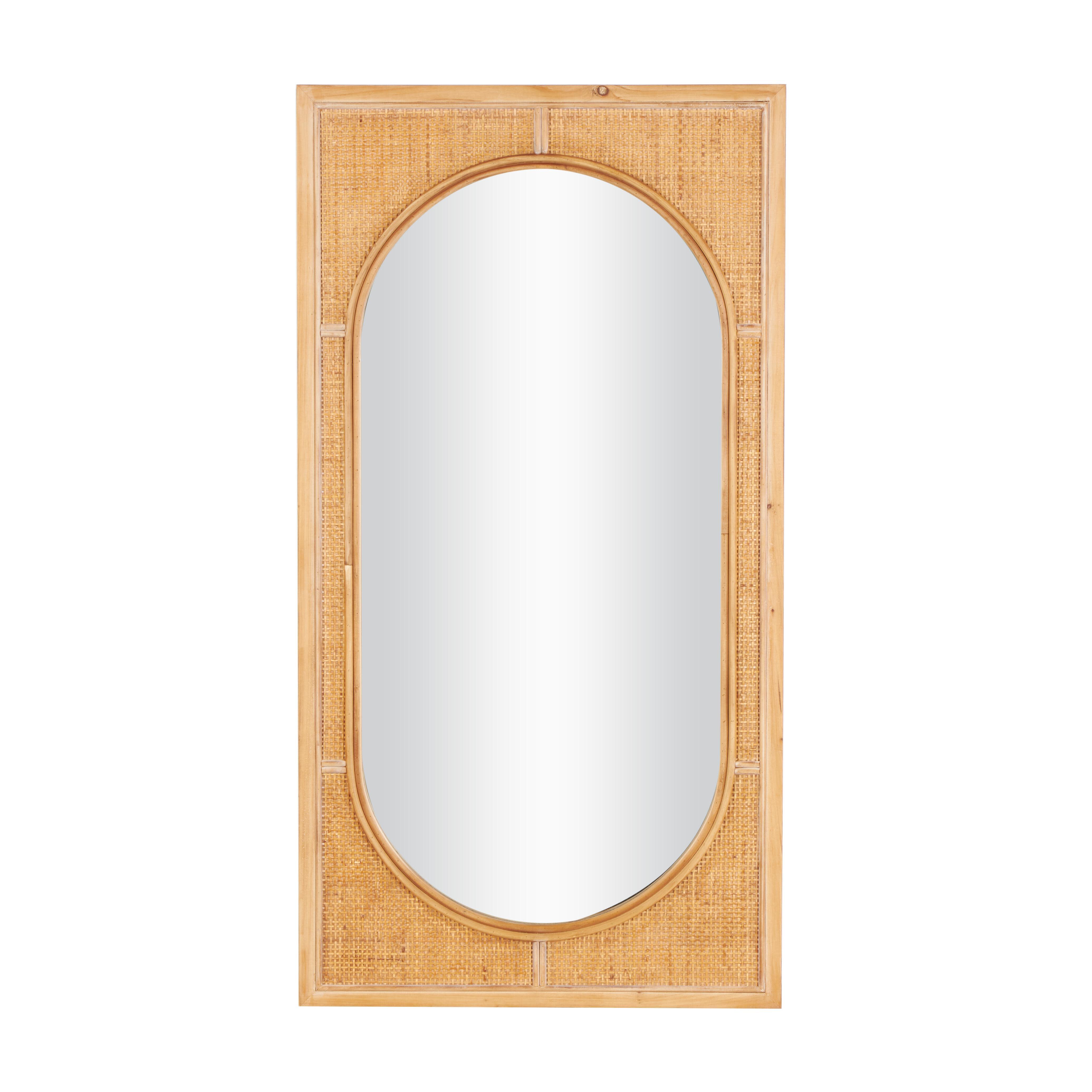 Bayberry Lane Wall Mirror with Oval Center, , large