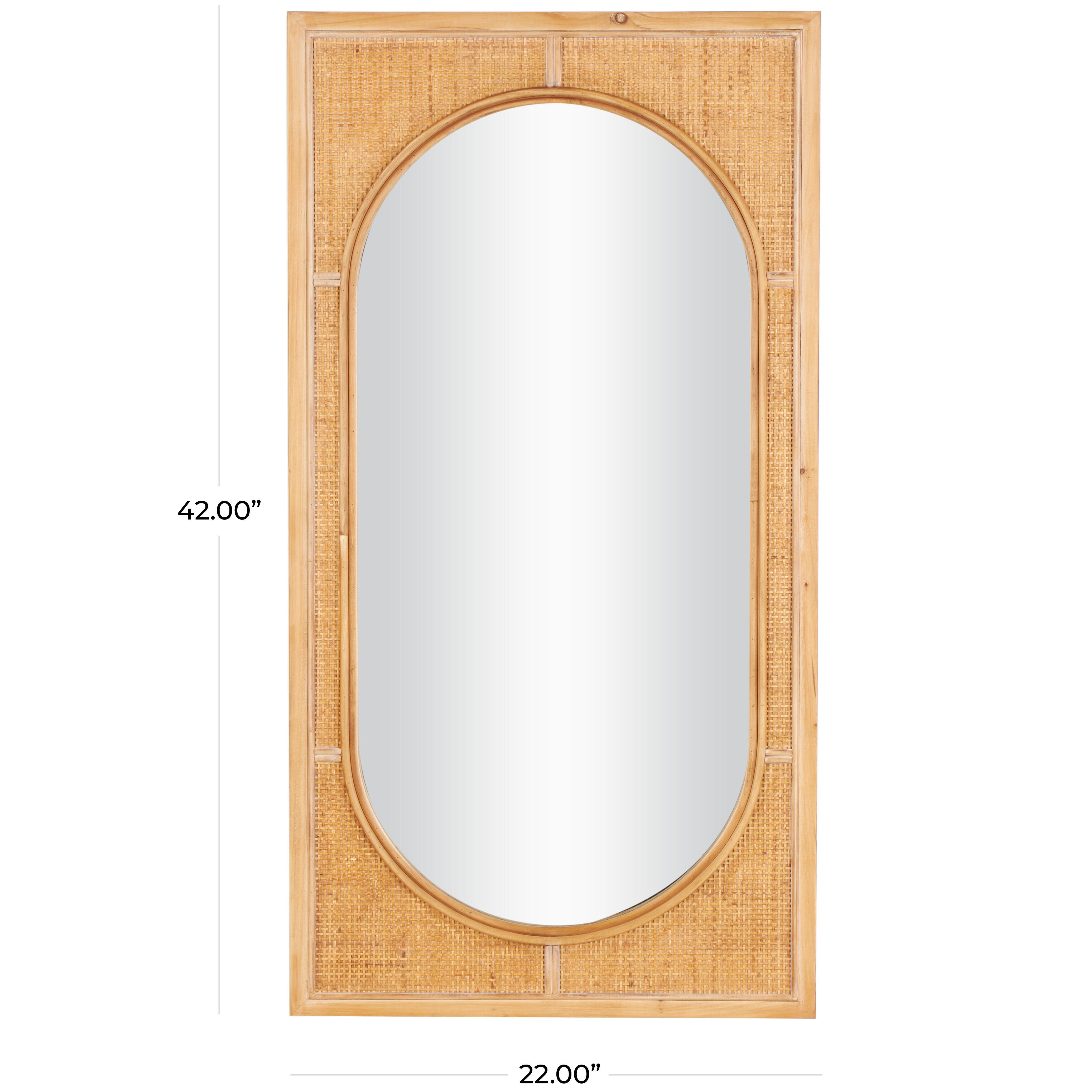 Bayberry Lane Wall Mirror with Oval Center, , large