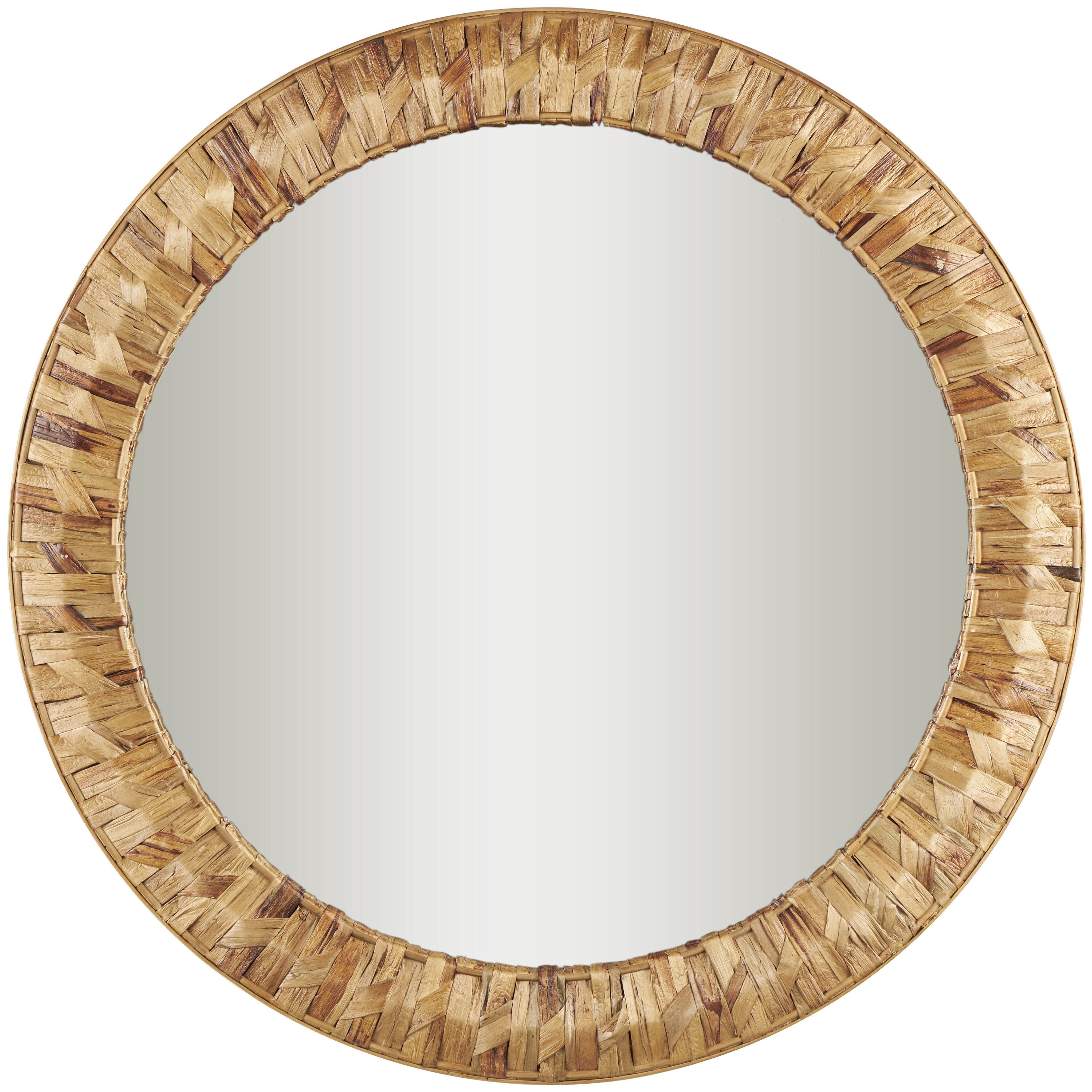 Bayberry Lane Woven Wall Mirror, , large