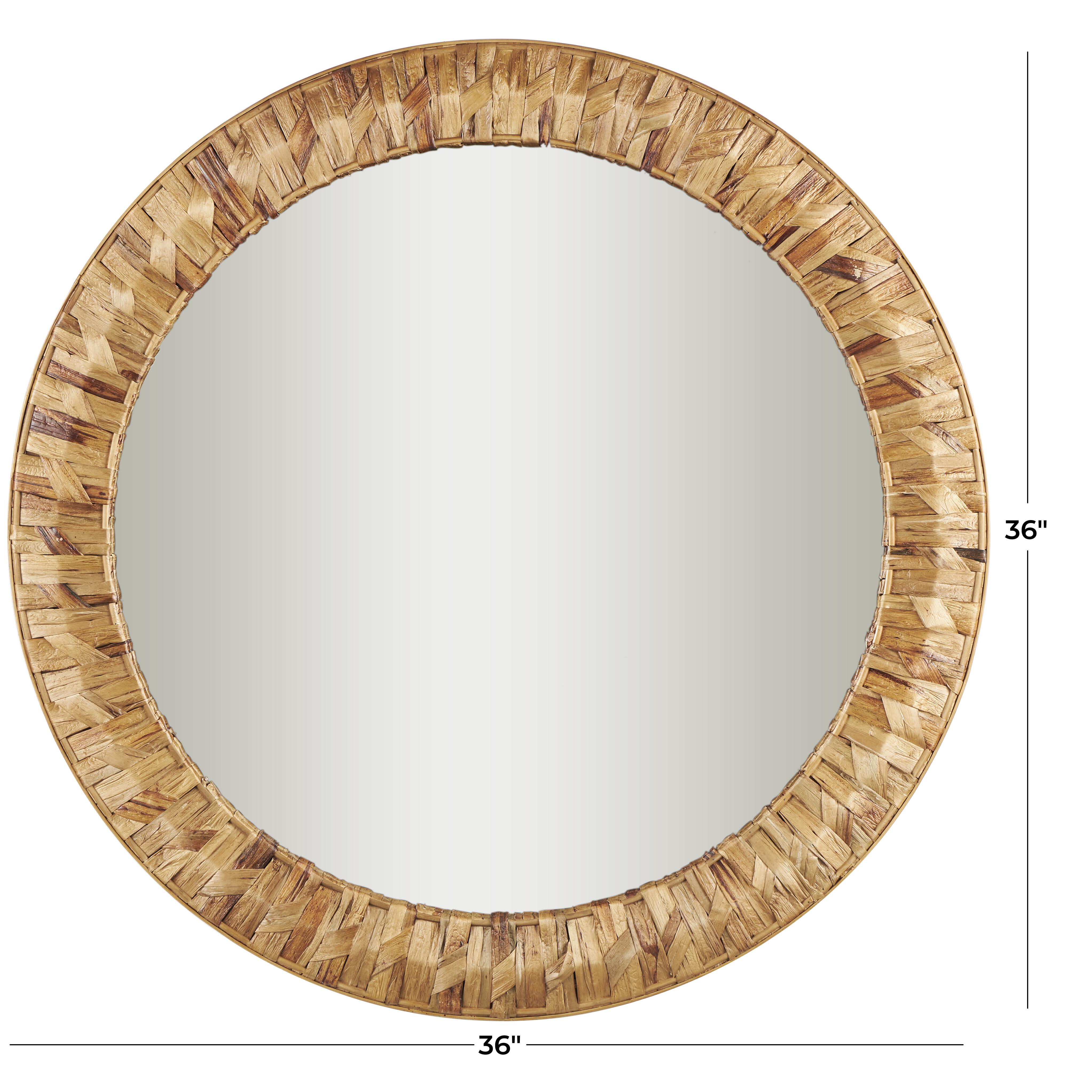 Bayberry Lane Woven Wall Mirror, , large
