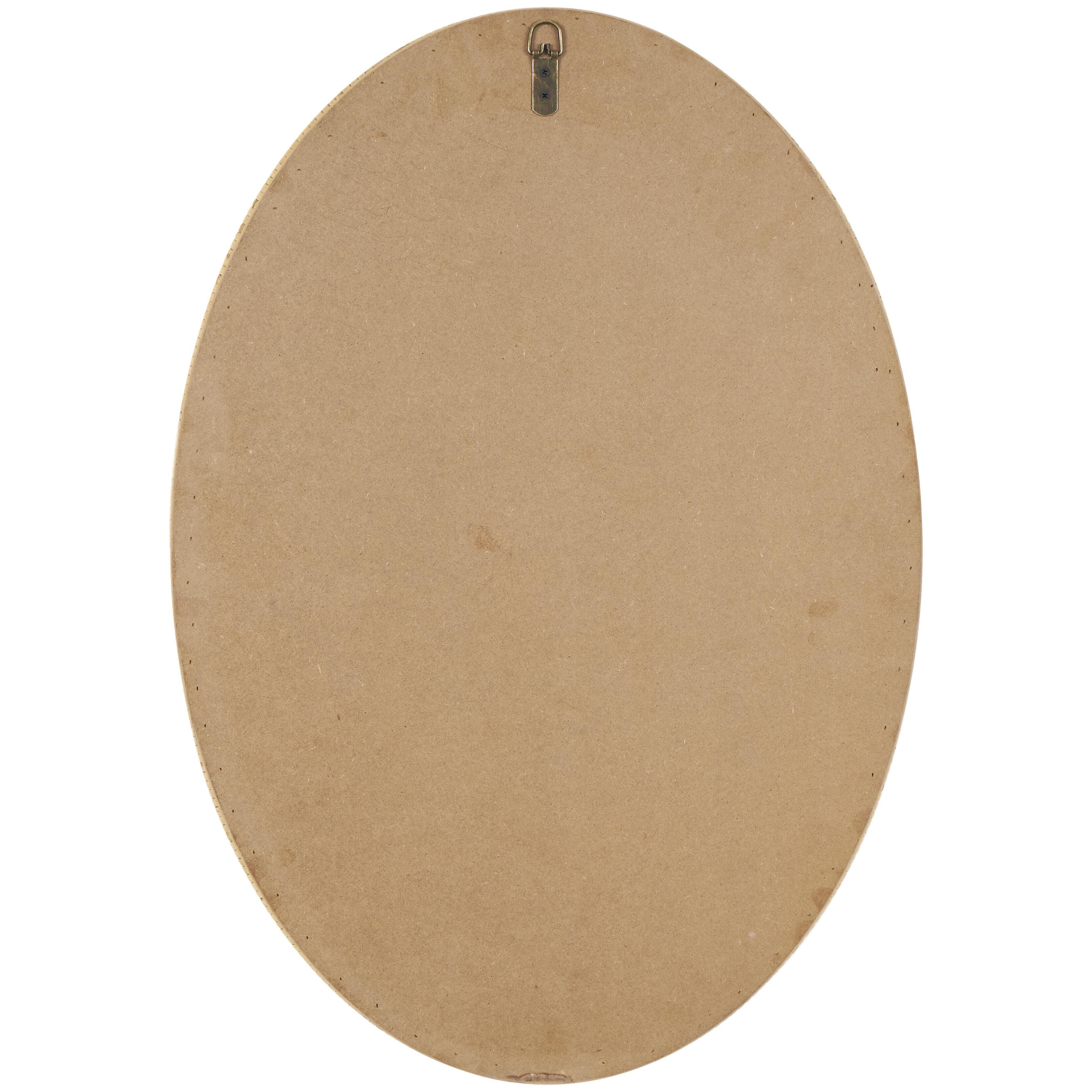 Bayberry Lane Wrapped Wall Mirror with Beaded Frame, , large