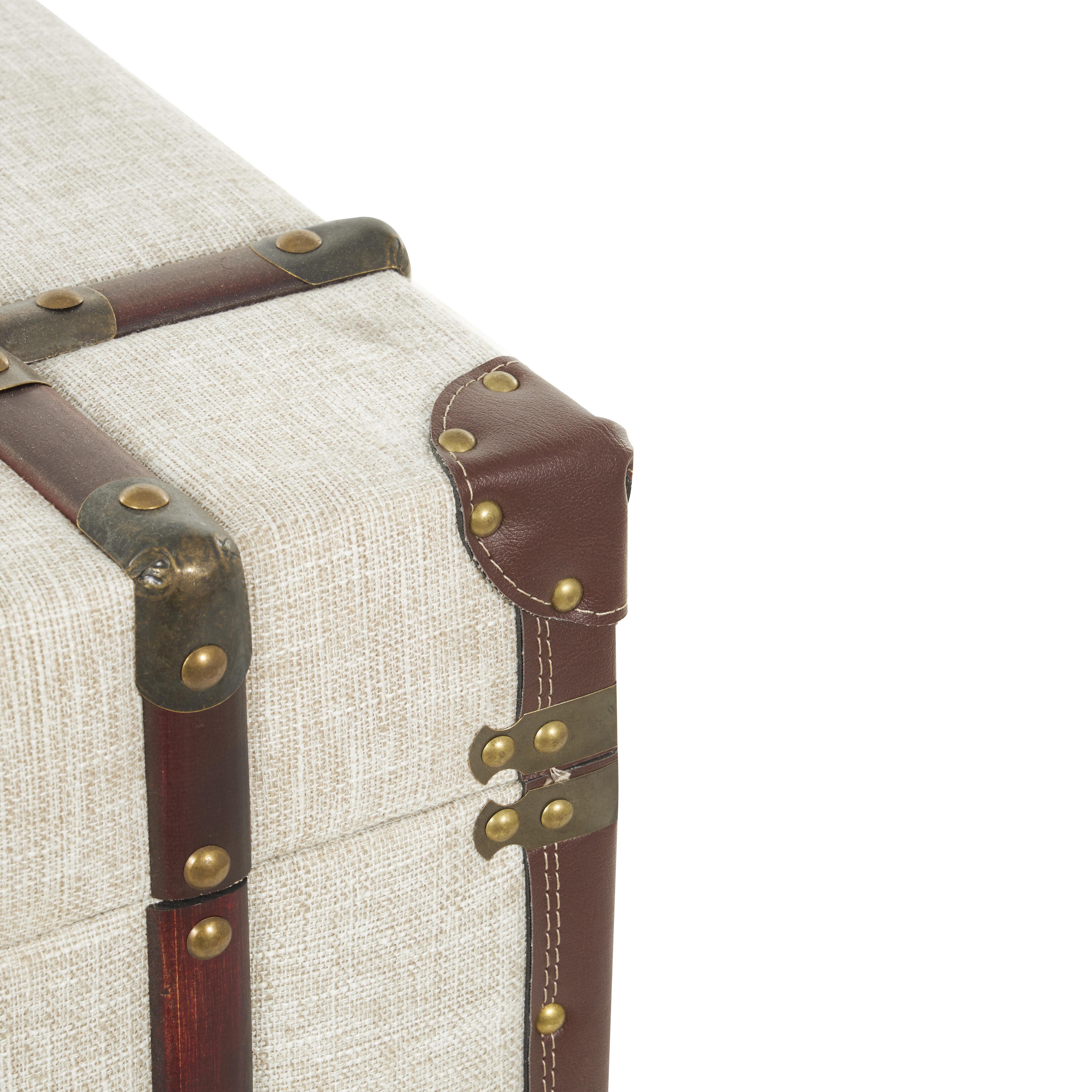 Bayberry Lane 2 Drawer Trunk with Studs, , large