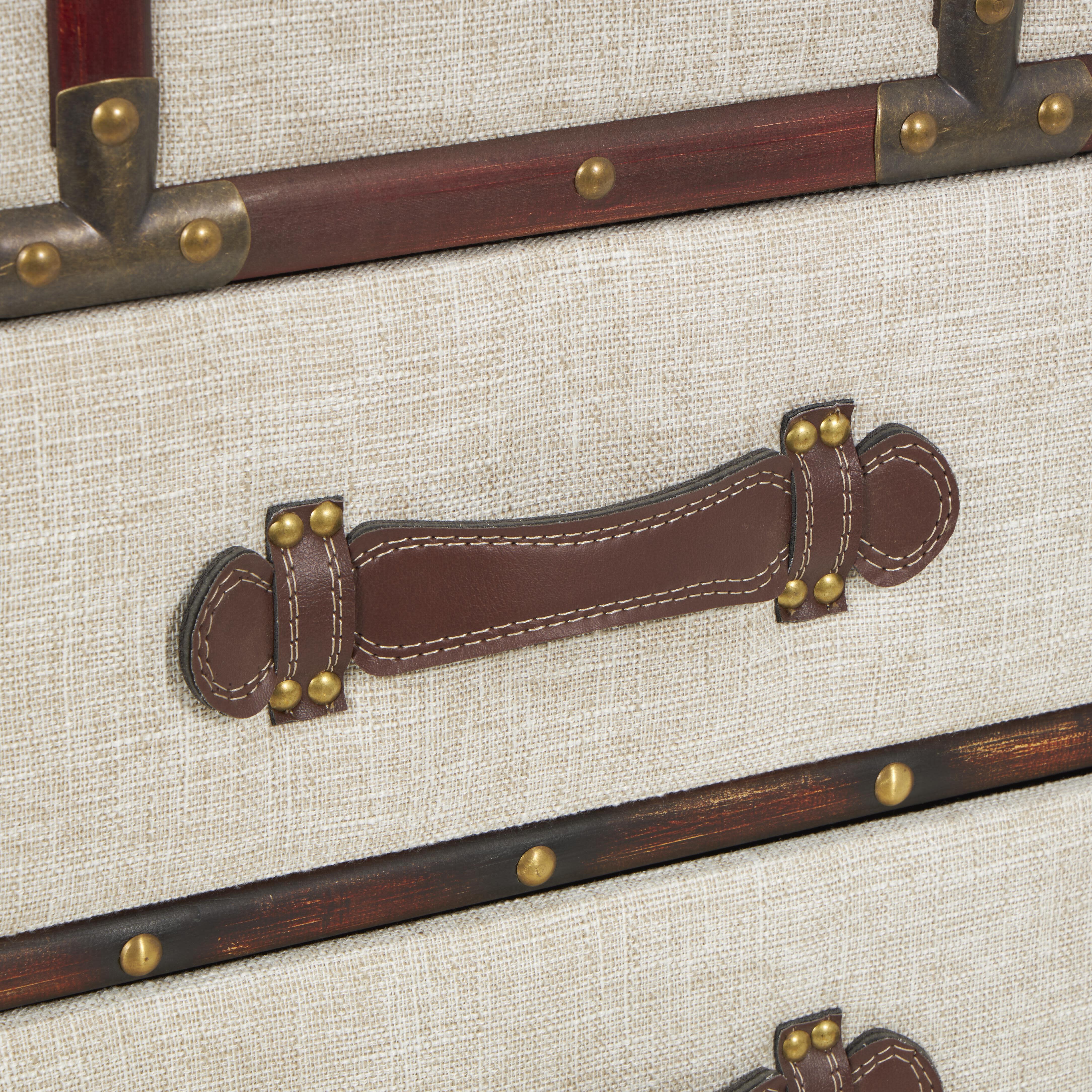 Bayberry Lane 2 Drawer Trunk with Studs, , large